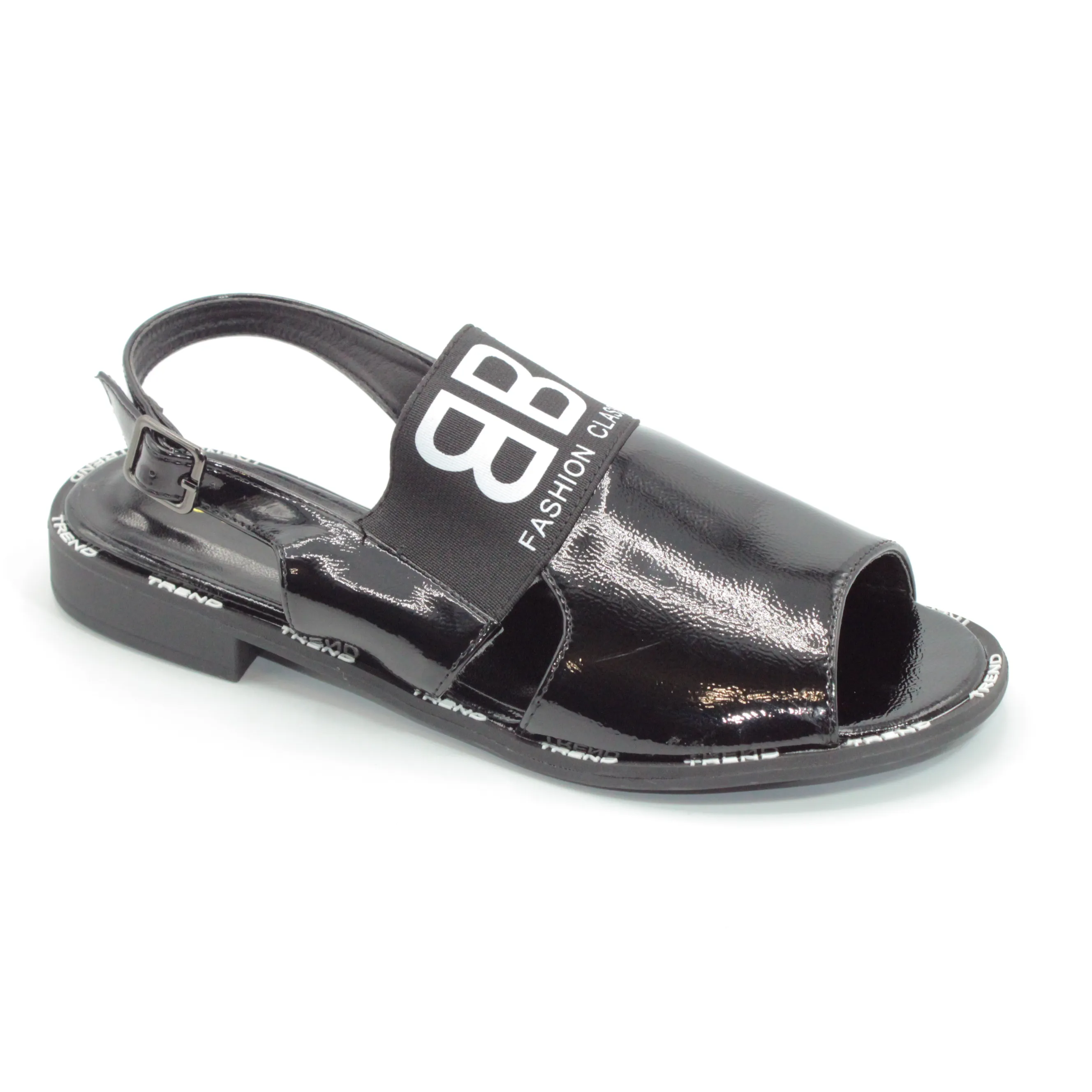 Женские босоножки черного цвета LORETTA BS02-1215