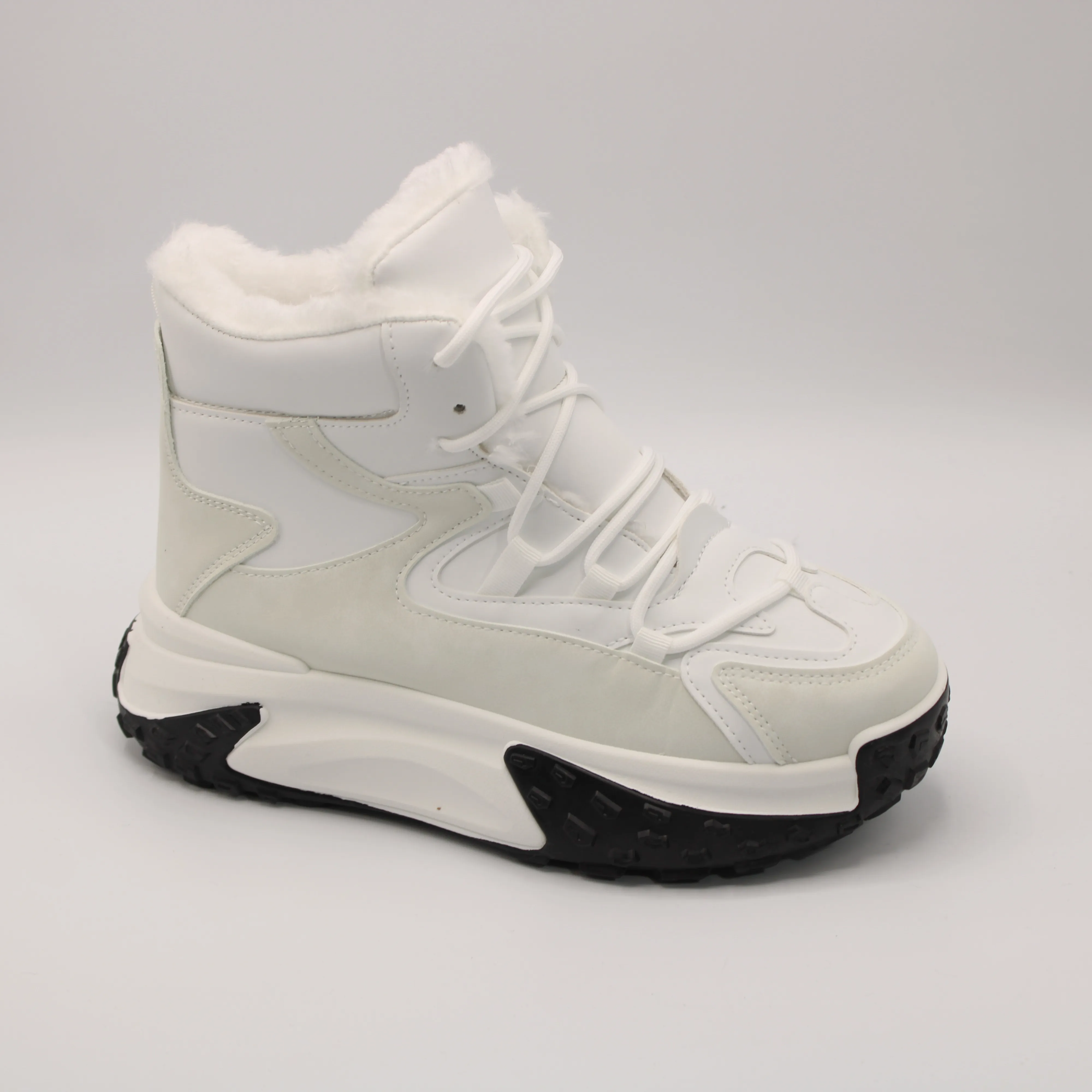 Женские ботинки белого цвета белого цвета SUYIFEIYA BS02-1811