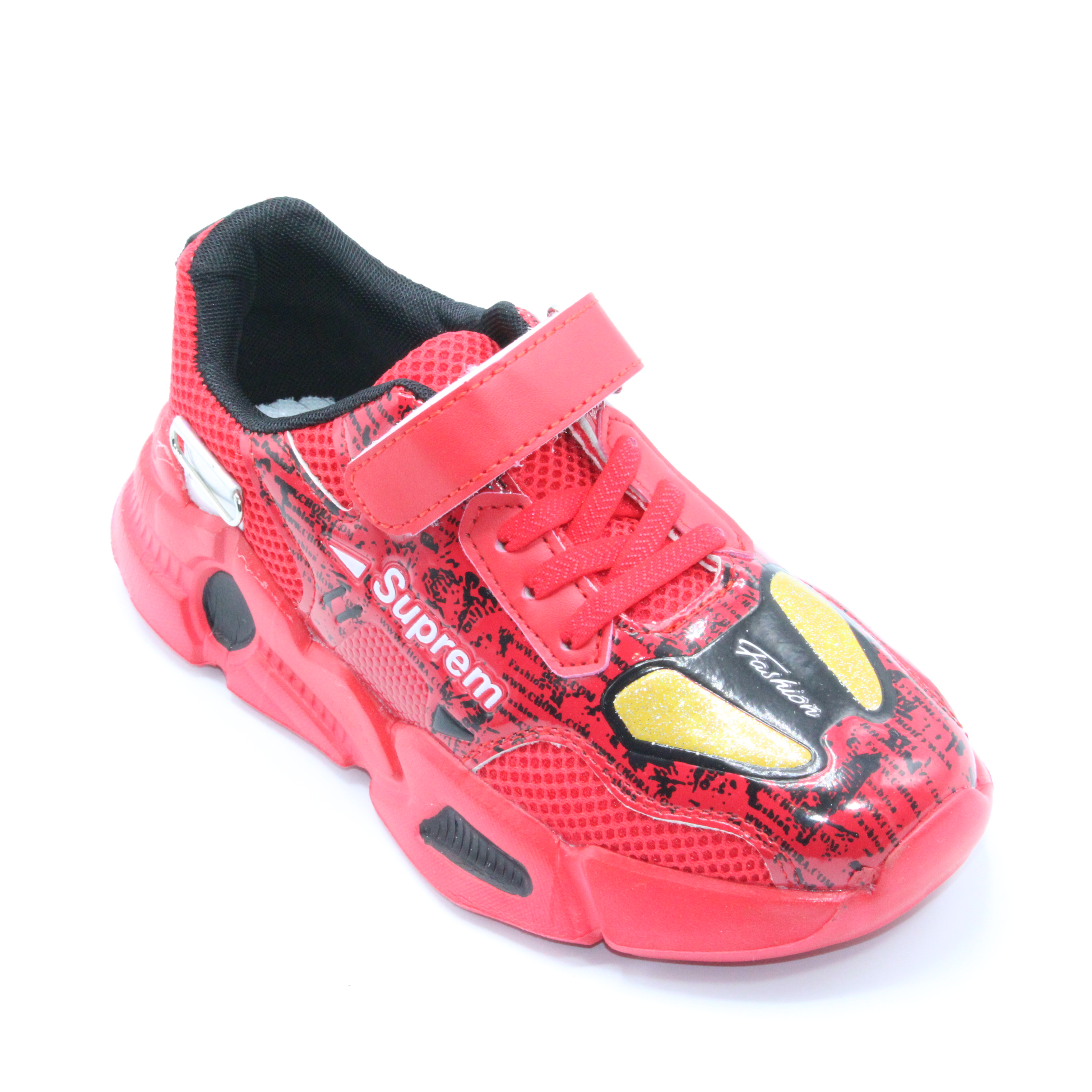 картинка Детские весенние кроссовки красного цвета NIKE BS05-33 от интернет-магазина ByStep