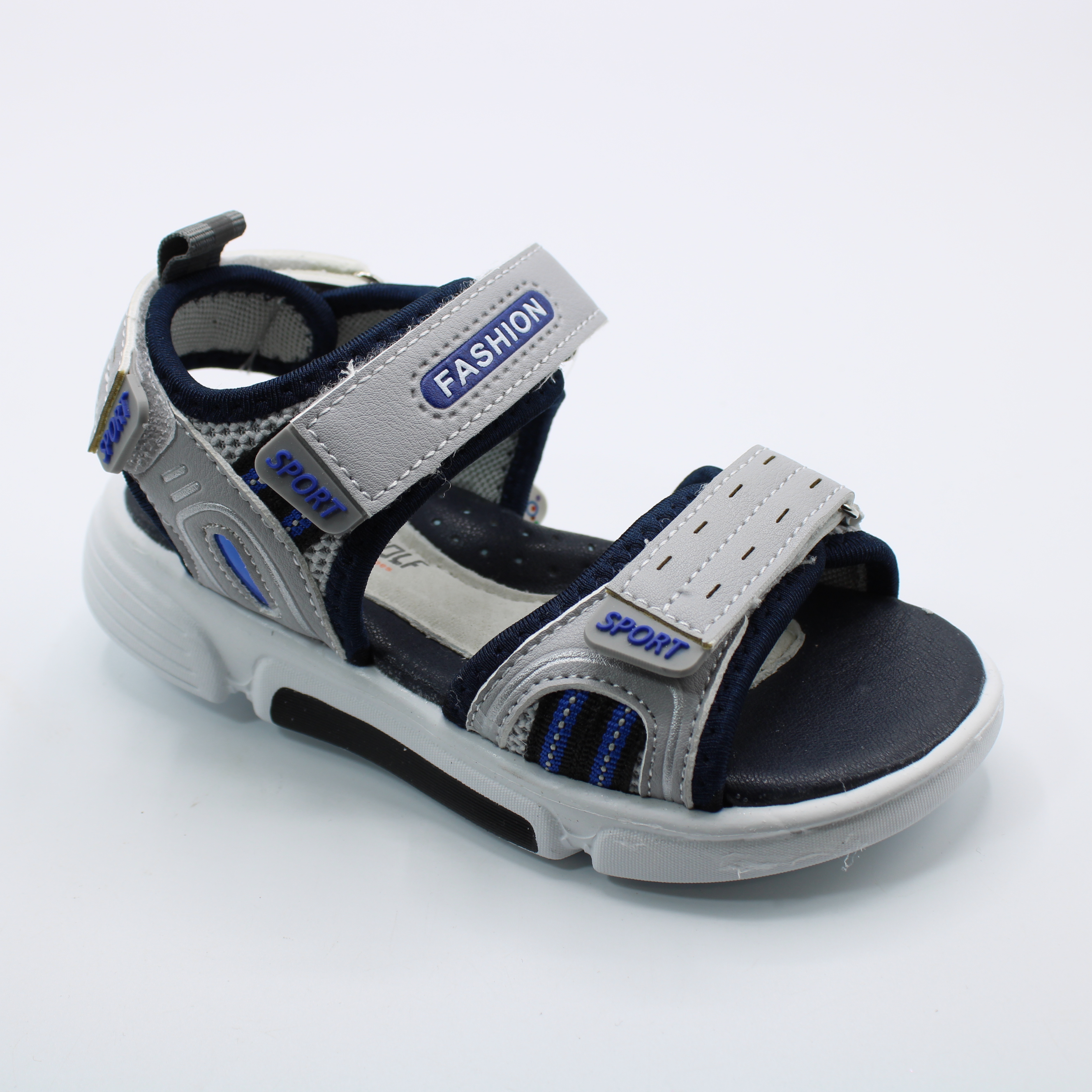 картинка Детские летние сандалии серого цвета JONG.GOLF BS06-158 от интернет-магазина ByStep