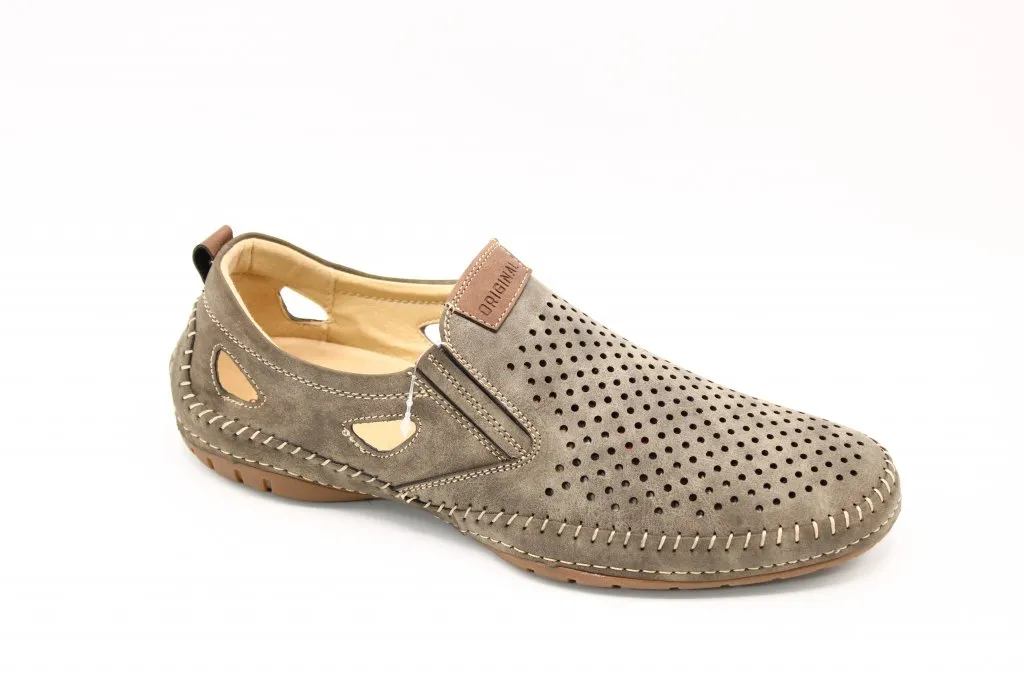 Мужские летние туфли цвета хаки MEKO MELO BS02-480