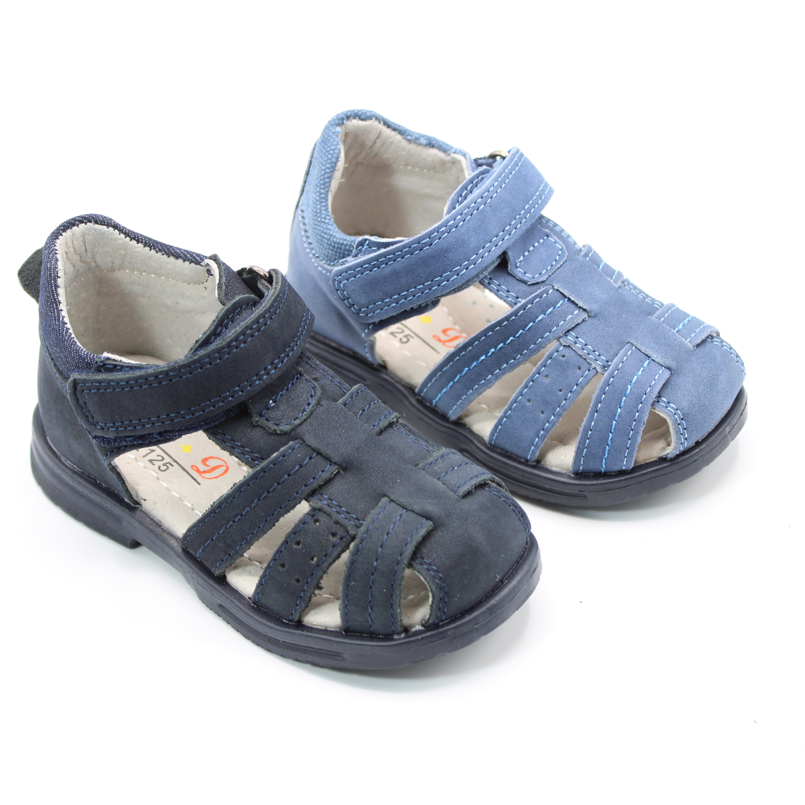 картинка Детские летние сандалии синего цвета М+Д BS03-2241 от интернет-магазина ByStep