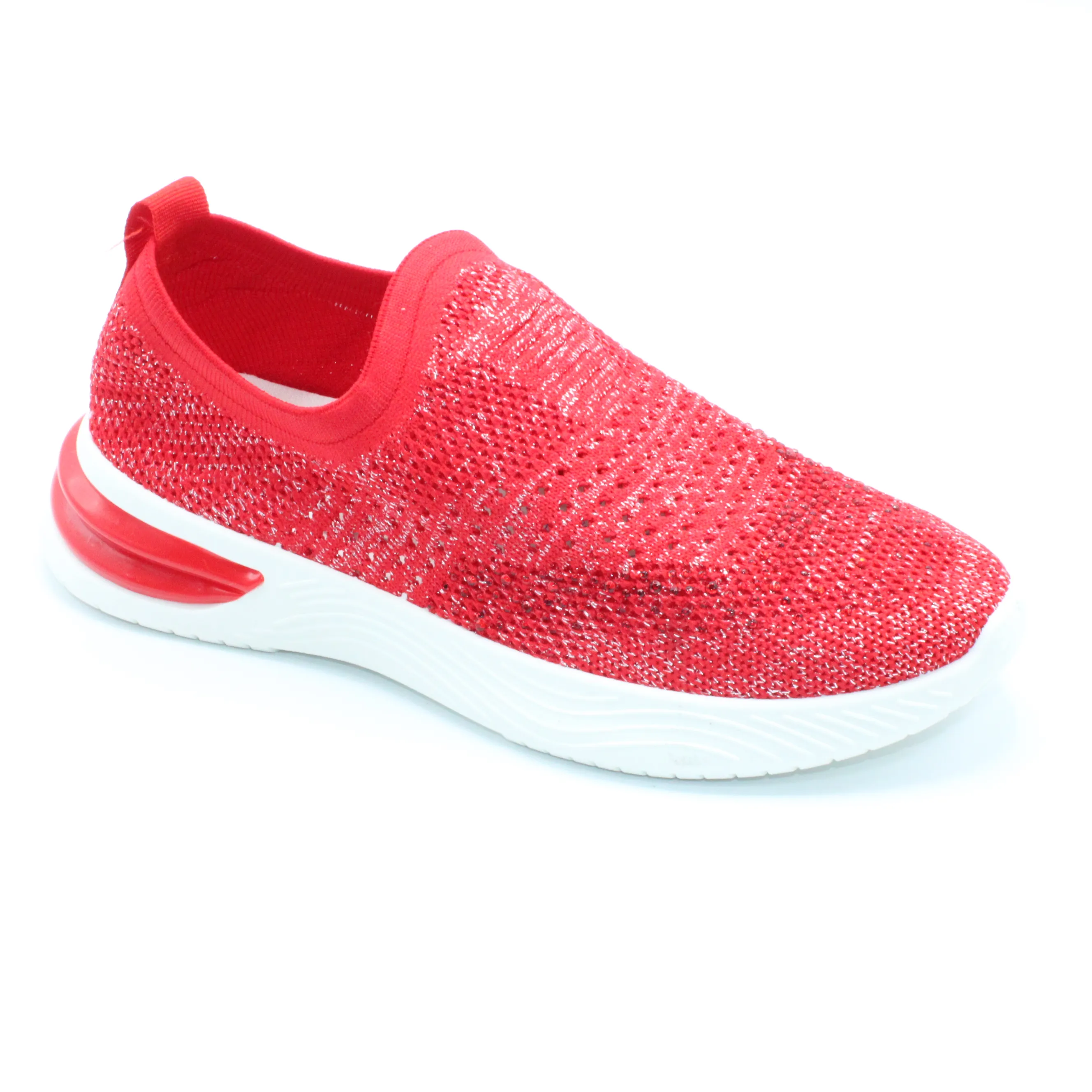 Женские весенние слипоны красного цвета КОРОЛЬ ДЕРЕВО BS02-1143