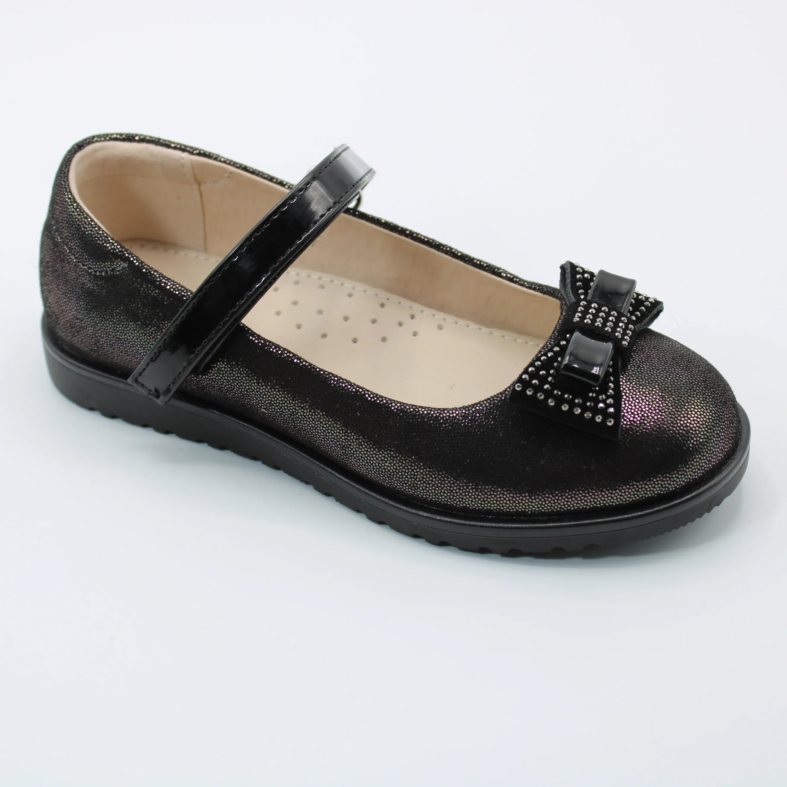 Детские осенние туфли черного цвета СКАЗКА BS06-332