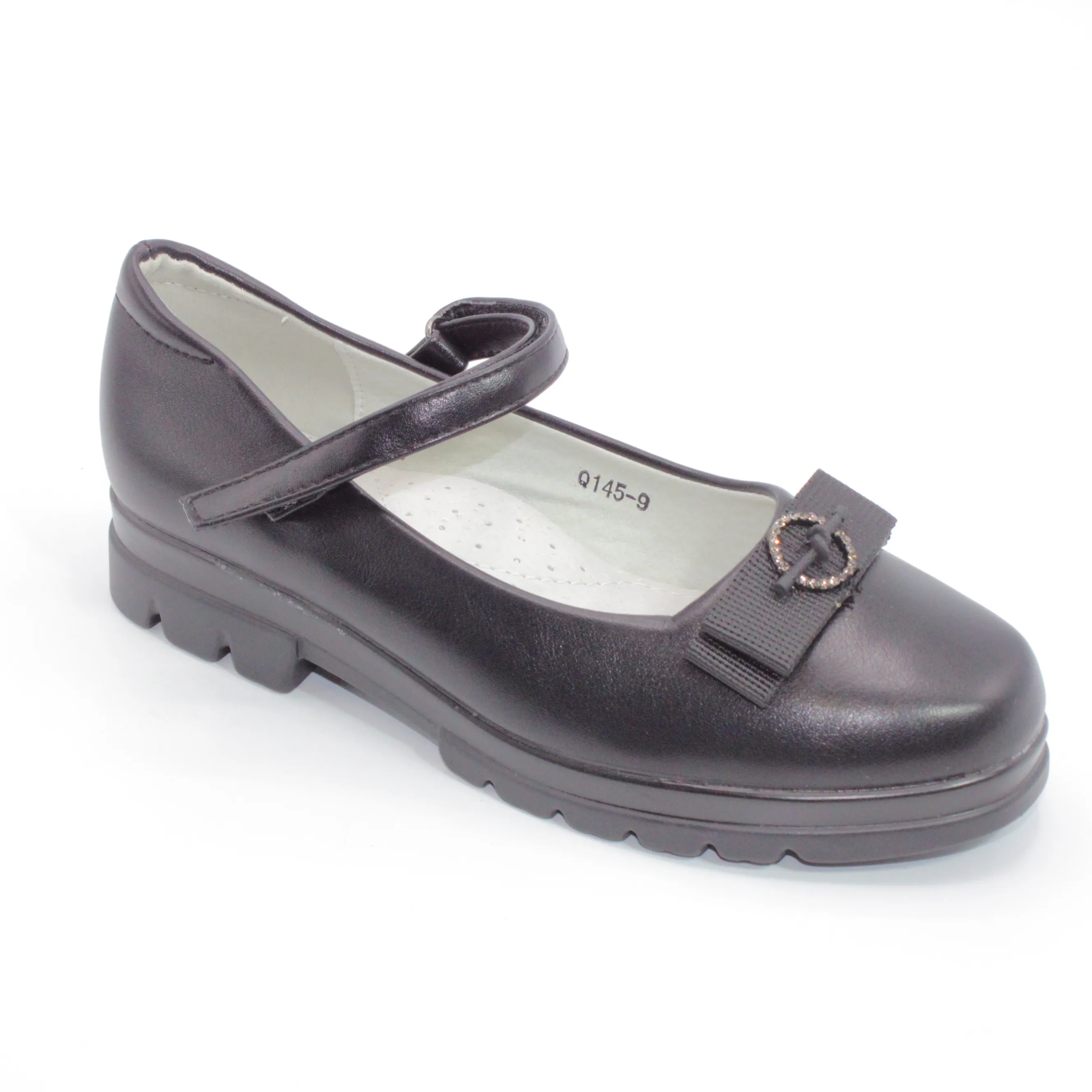 Детские туфли черного цвета ИРИНА BS03-2710