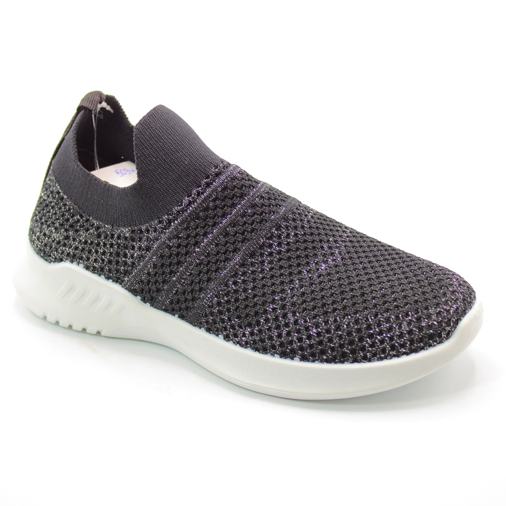 Женские летние слипоны черного цвета LUCKY SISTER BS01-254