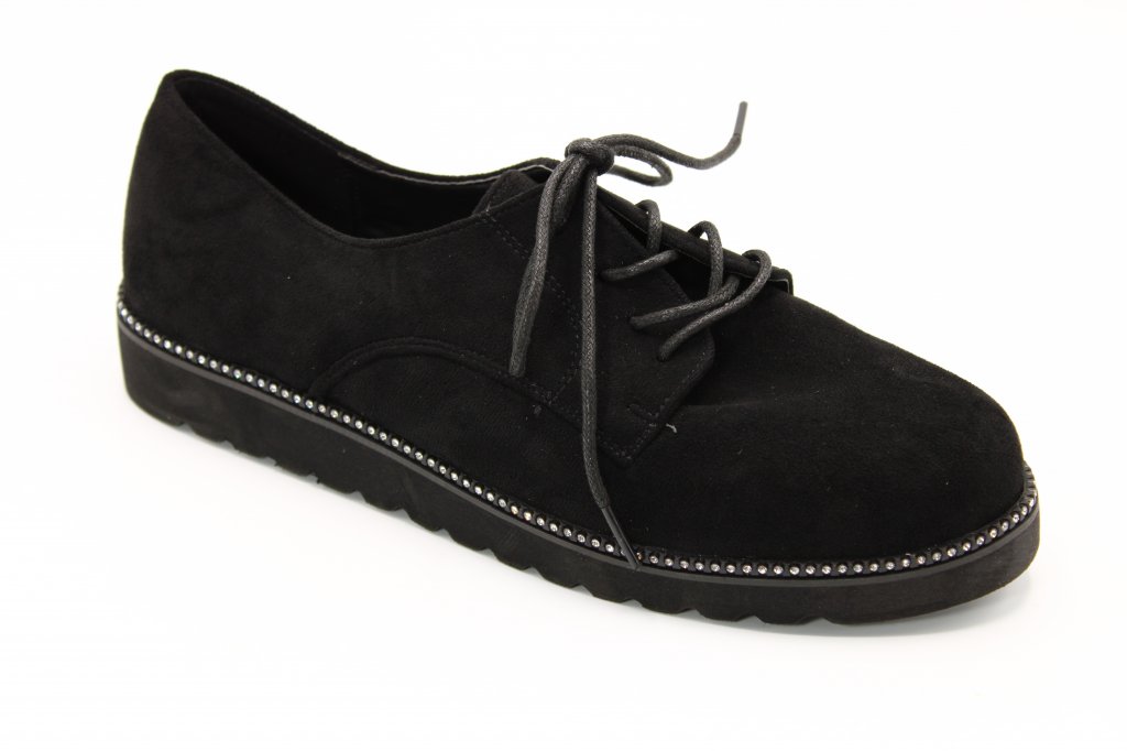картинка Женские весенние туфли черного цвета MEITESI BS02-2351 от интернет-магазина ByStep