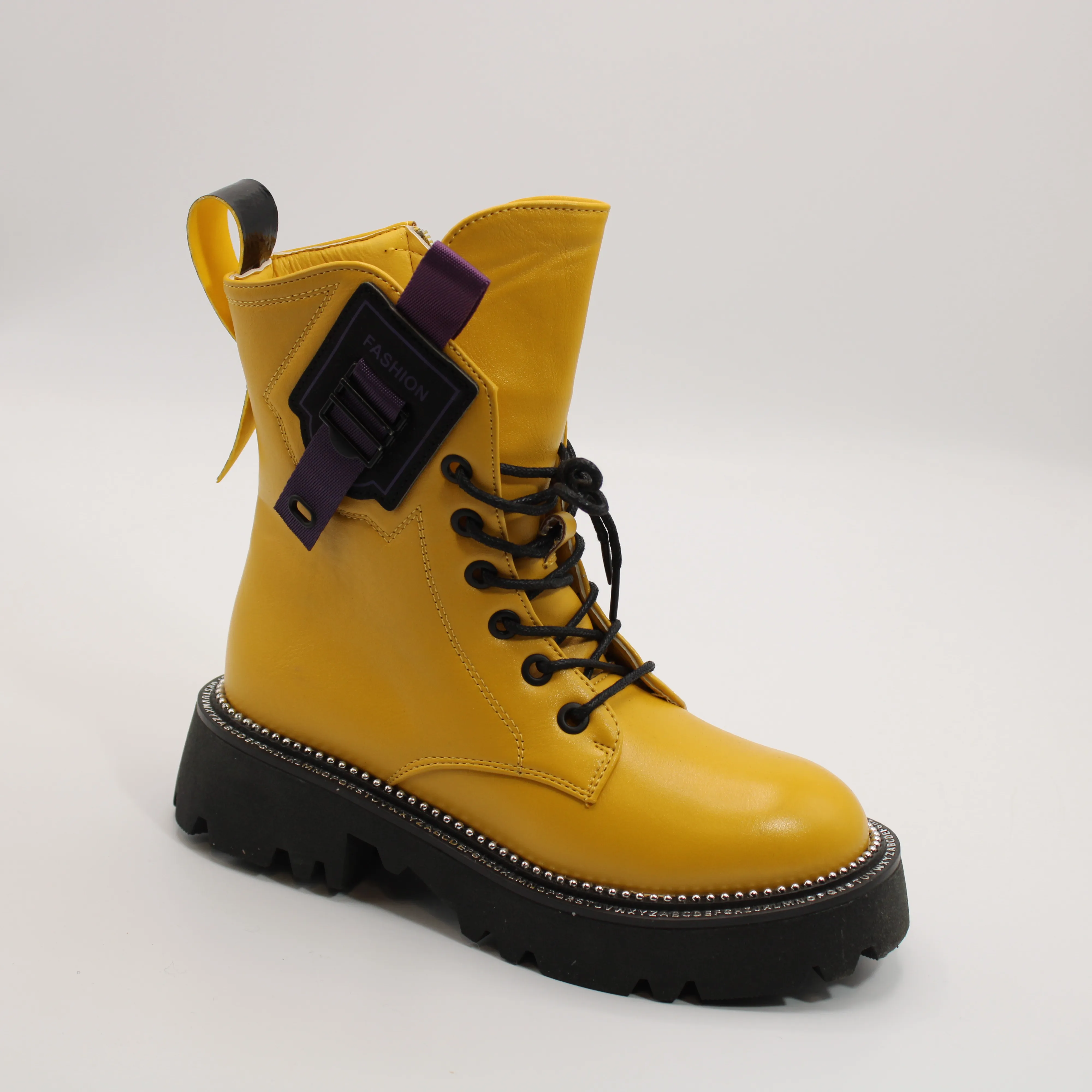 Детские ботинки желтого цвета SLV BS06-969