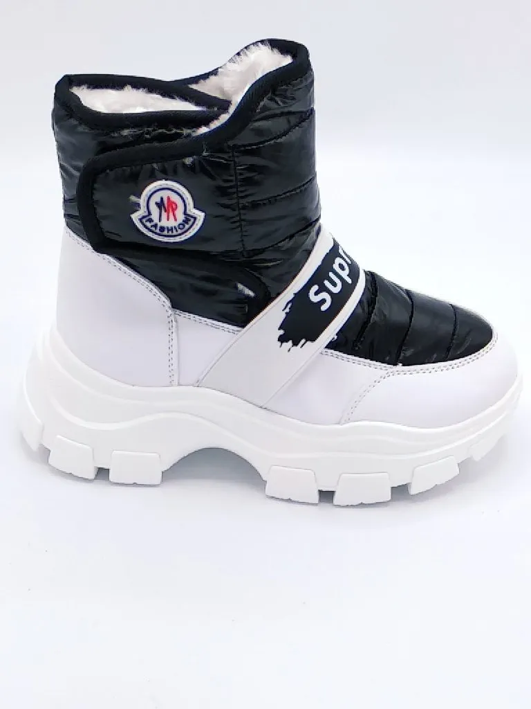 Женские зимние ботинки черного цвета BS02-294