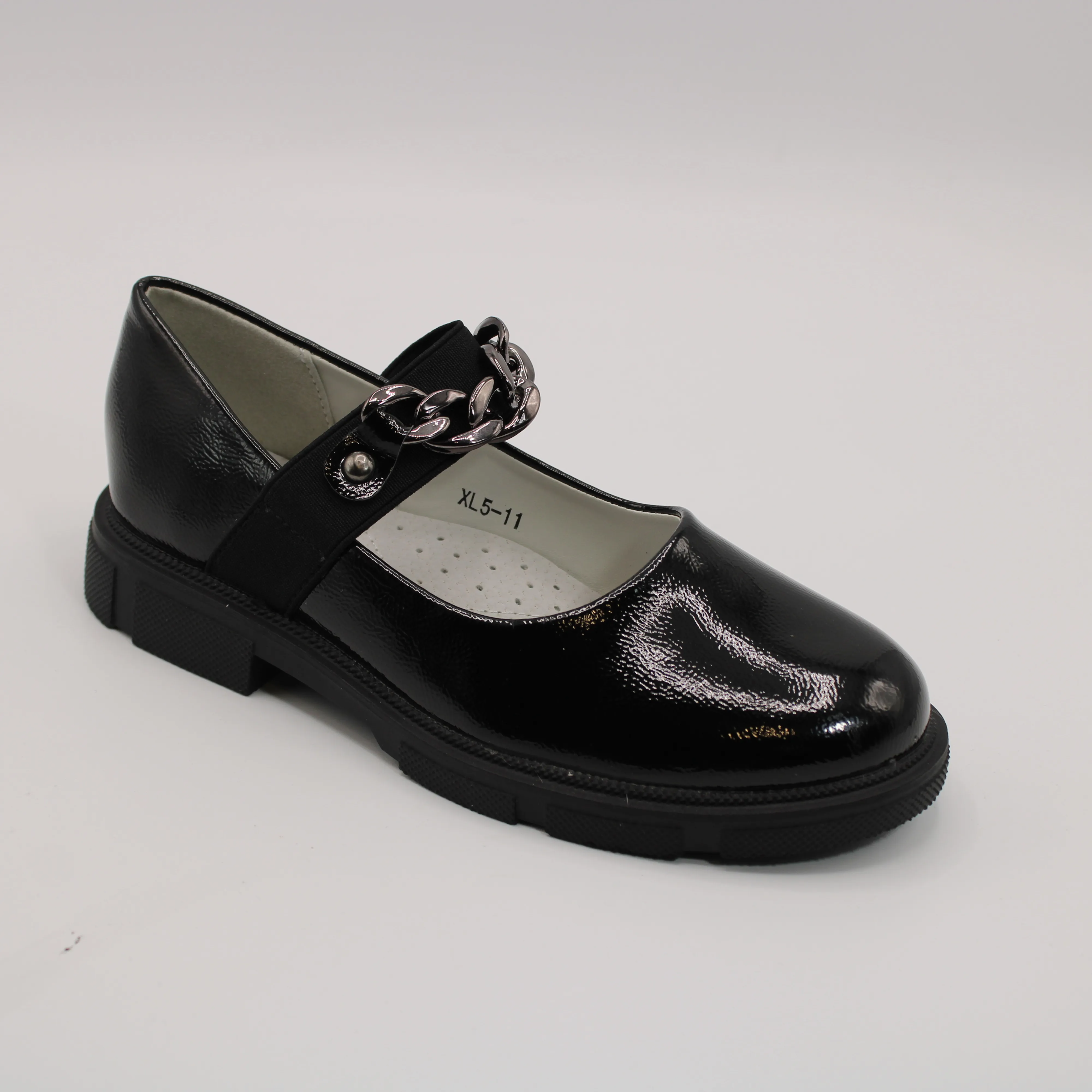 Детские туфли черного цвета ИРИНА BS06-1142