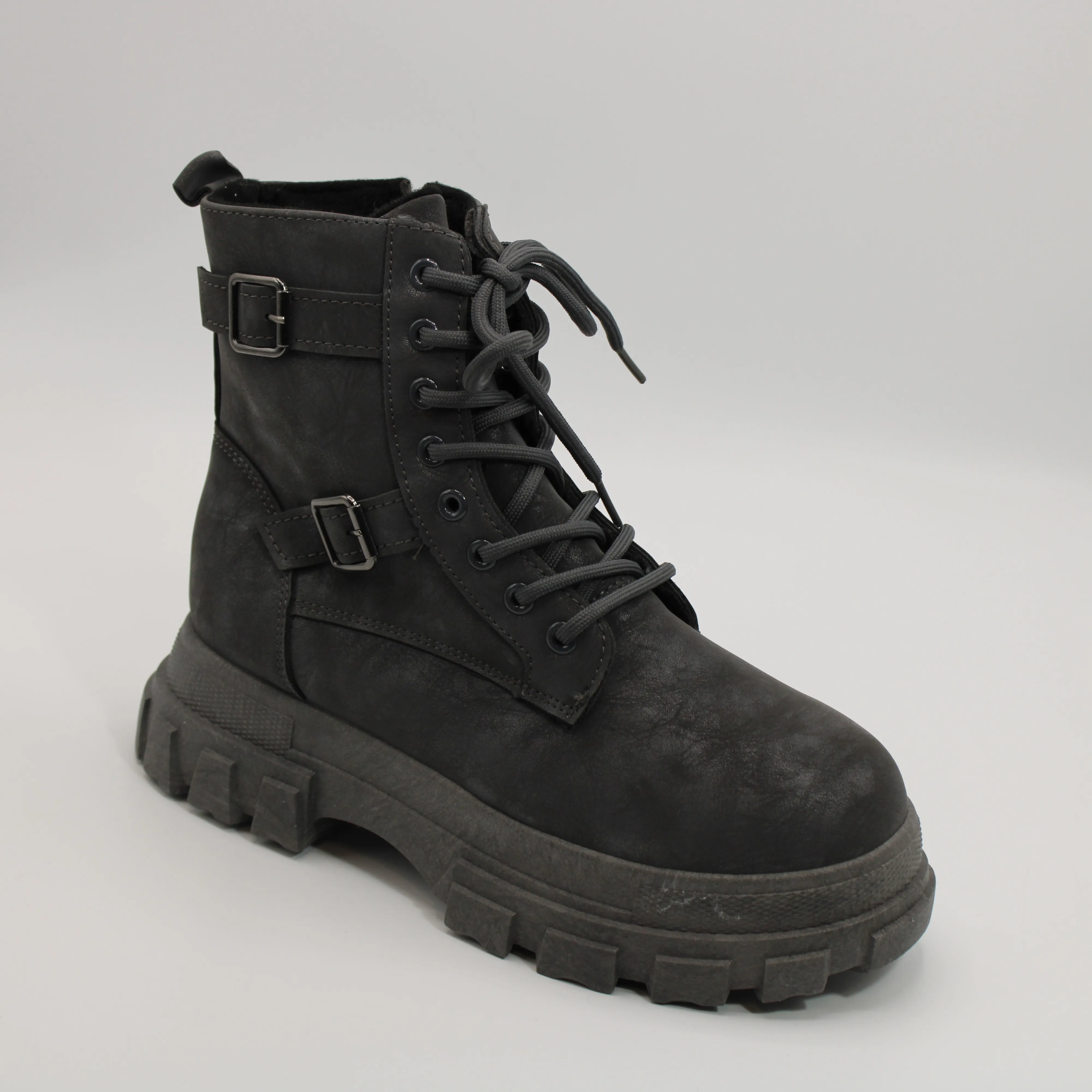 Женские ботинки серого цвета SANYIDIN BS02-1314