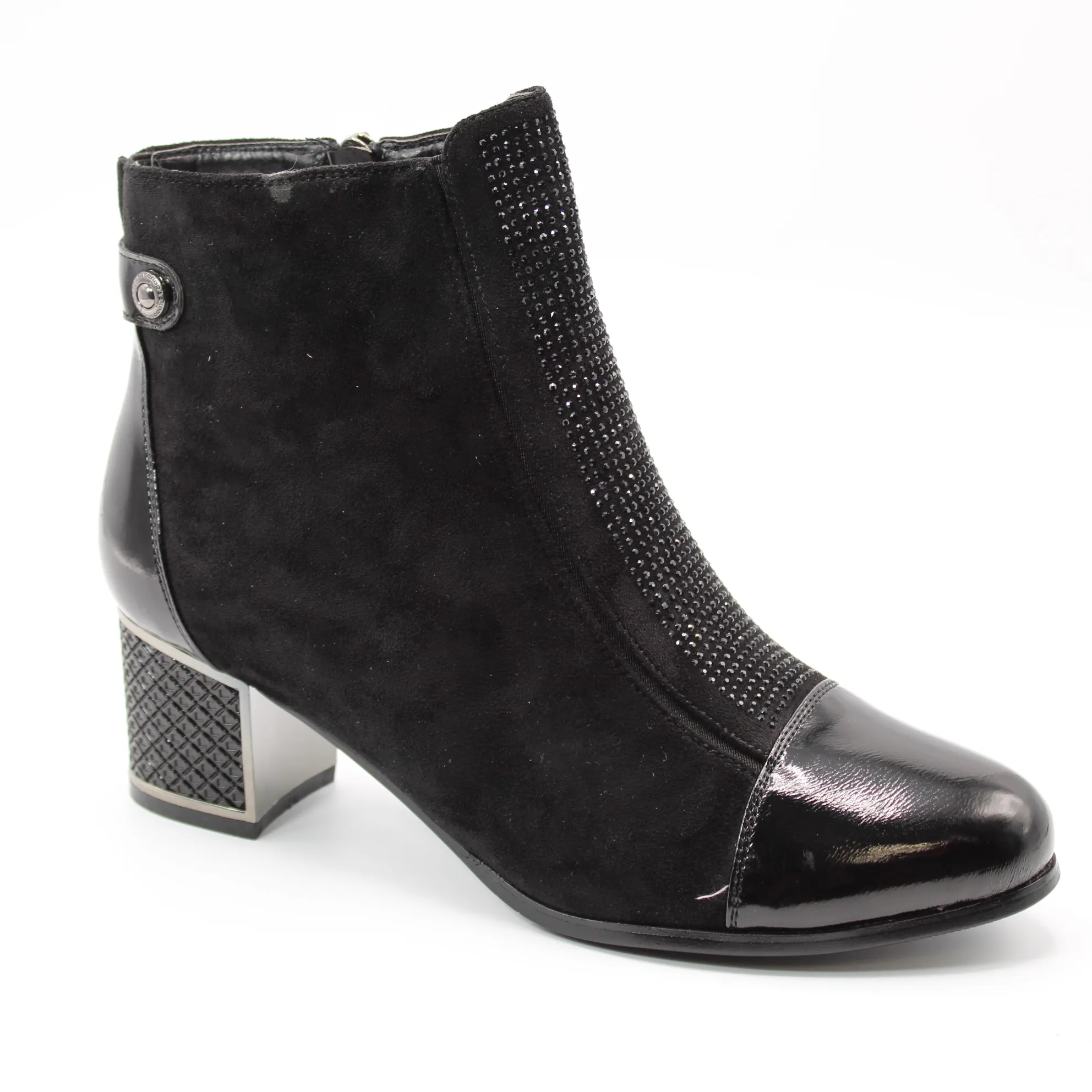 Женские весенние ботильоны черного цвета MOLO BS01-60
