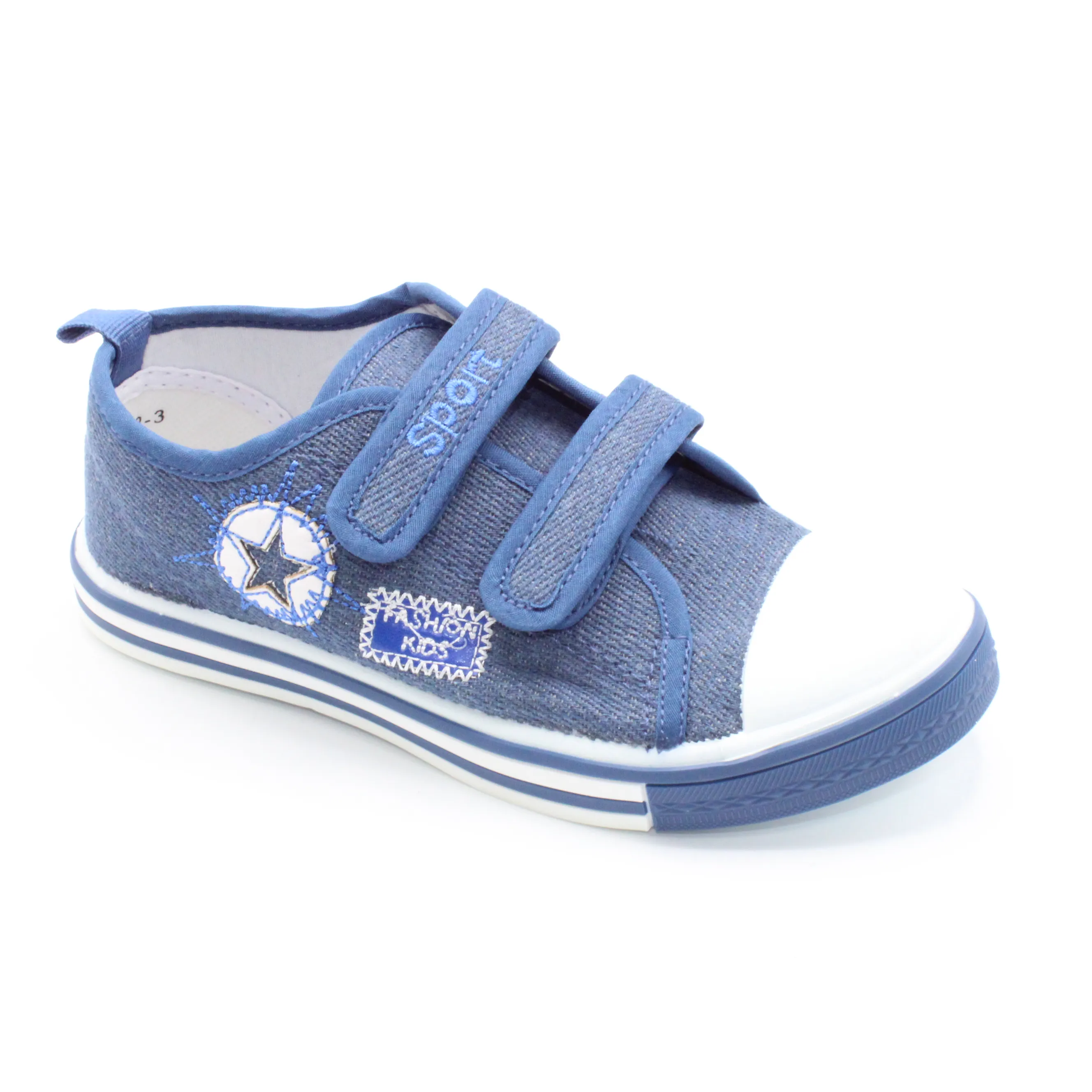 Детские весенние кеды синего цвета МИКАСА BS03-2607
