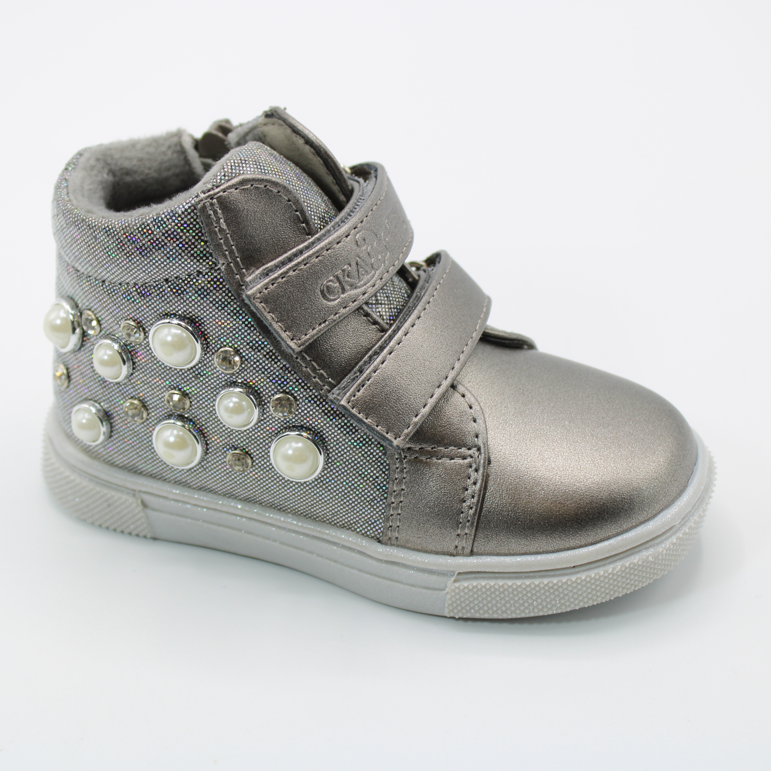 картинка Детские осенние ботинки серого цвета СКАЗКА BS03-2372 от интернет-магазина ByStep