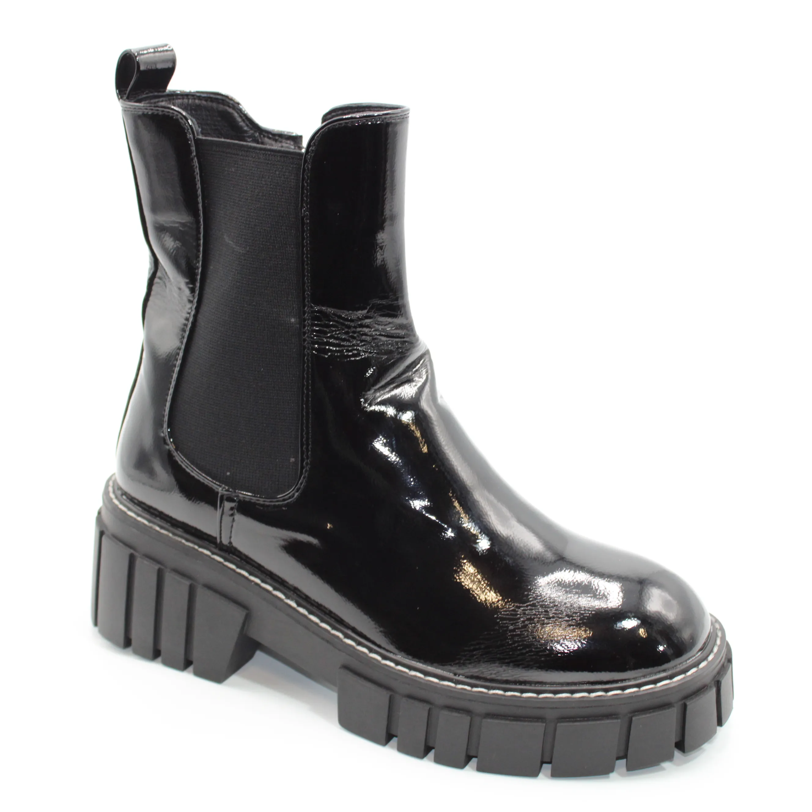 Женские ботинки черного цвета MENESLA BS01-1142