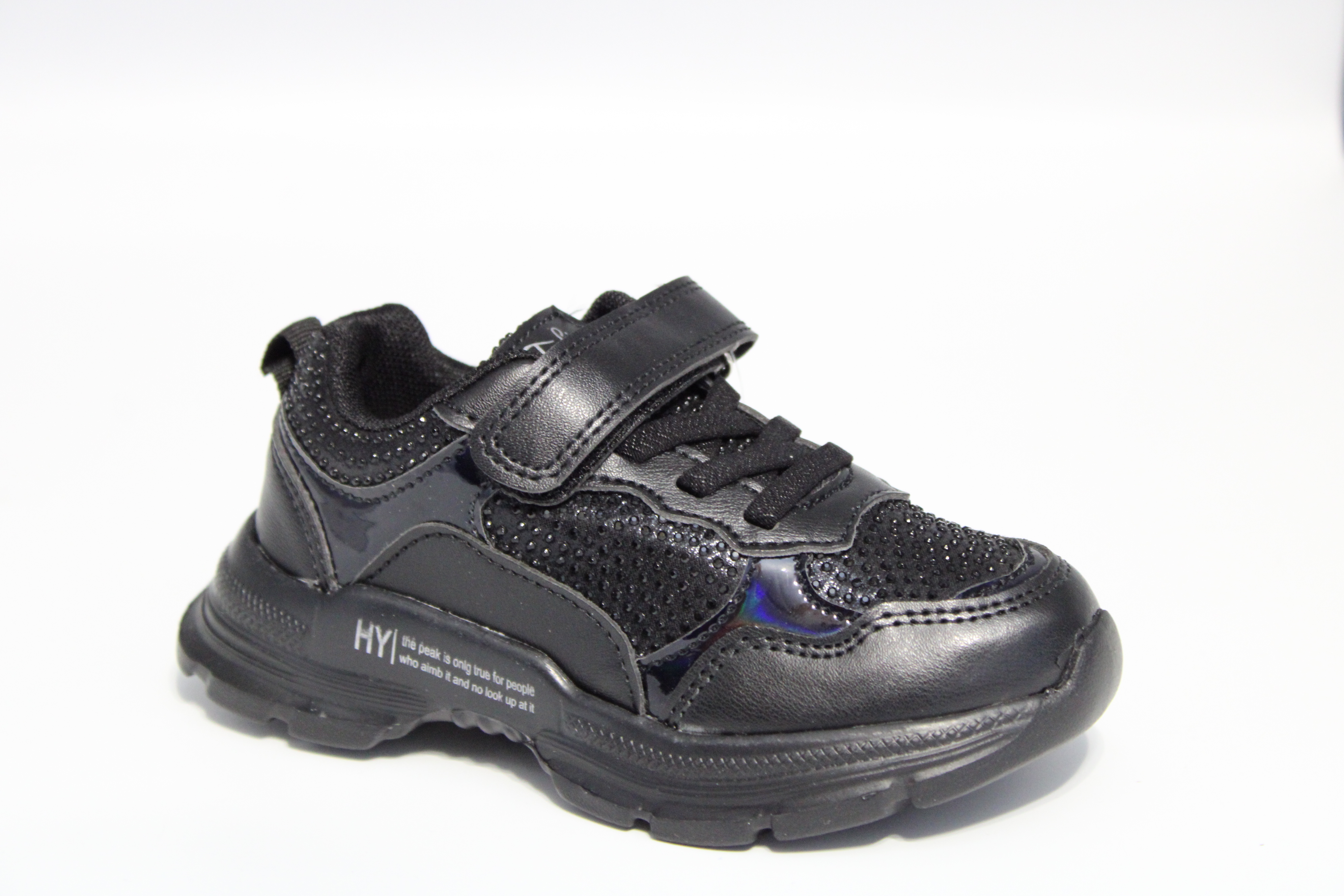 картинка Детские весенние кроссовки черного цвета JONG.GOLF BS03-2476 от интернет-магазина ByStep