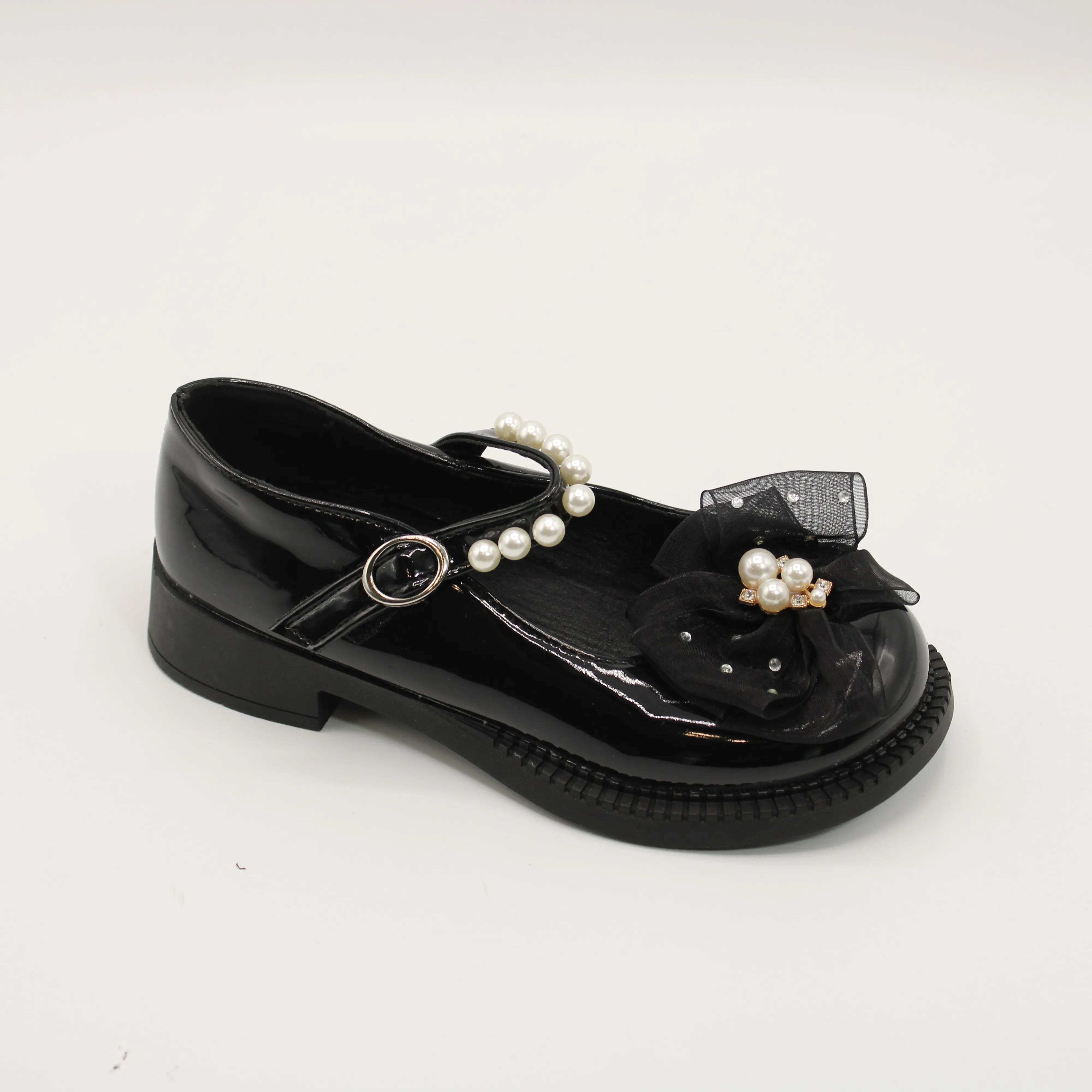 Детские туфли черного цвета BAYAZI BS06-1531