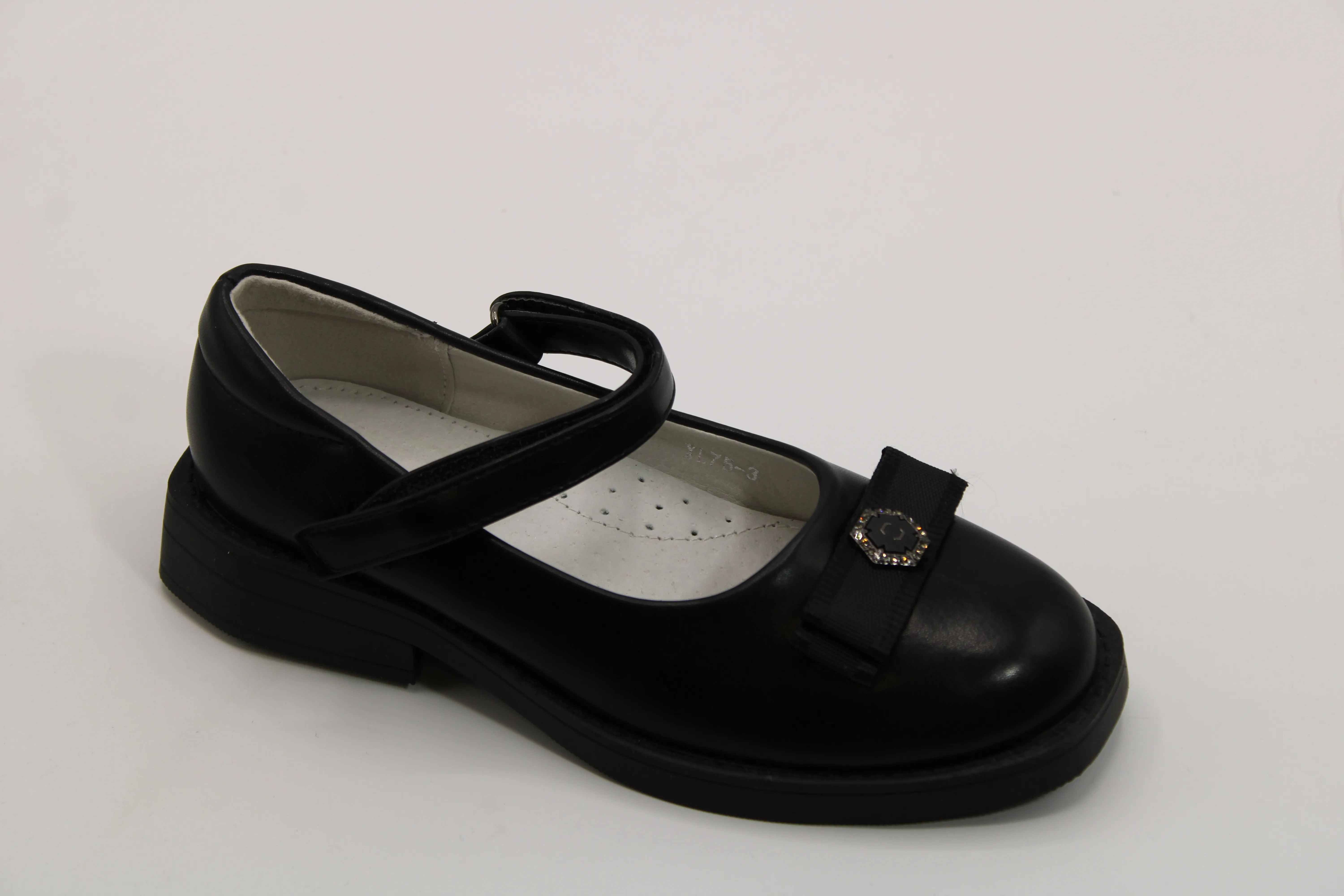 Детские туфли черного цвета ИРИНА BS06-1202