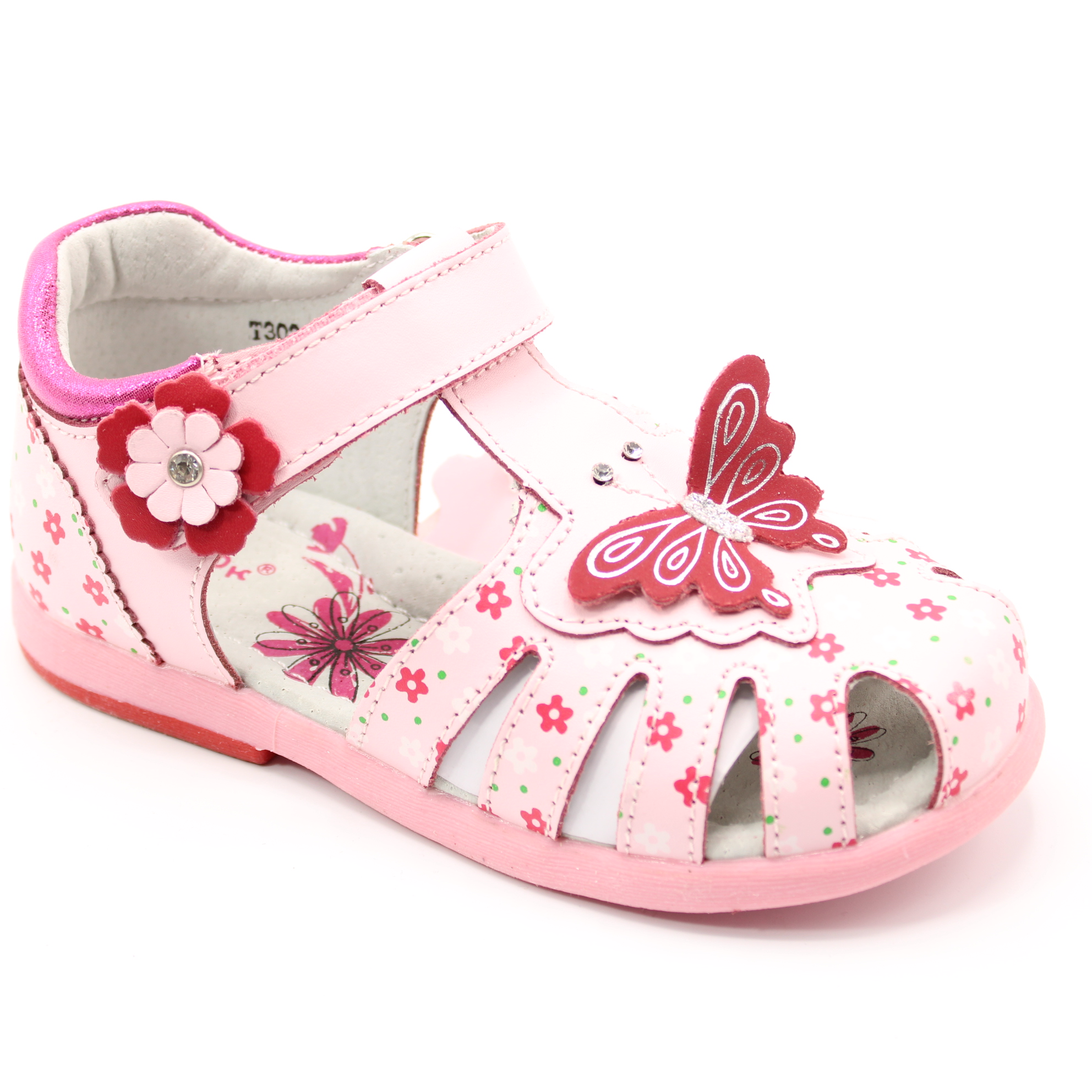 картинка Детские летние босоножки розового цвета ОРЛЁНОК BS03-954 от интернет-магазина ByStep