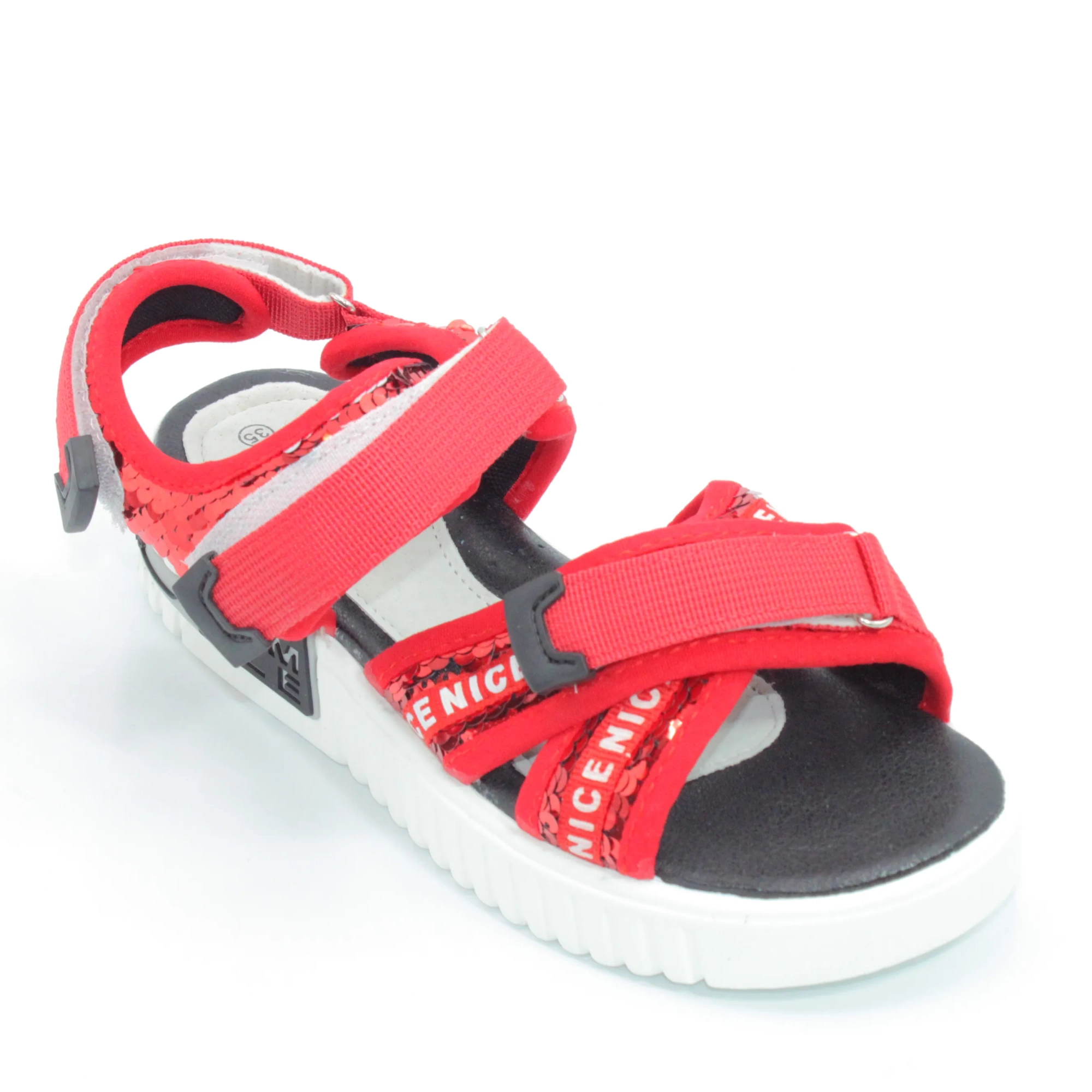 Детские летние босоножки красного цвета JONG.GOLF BS05-269