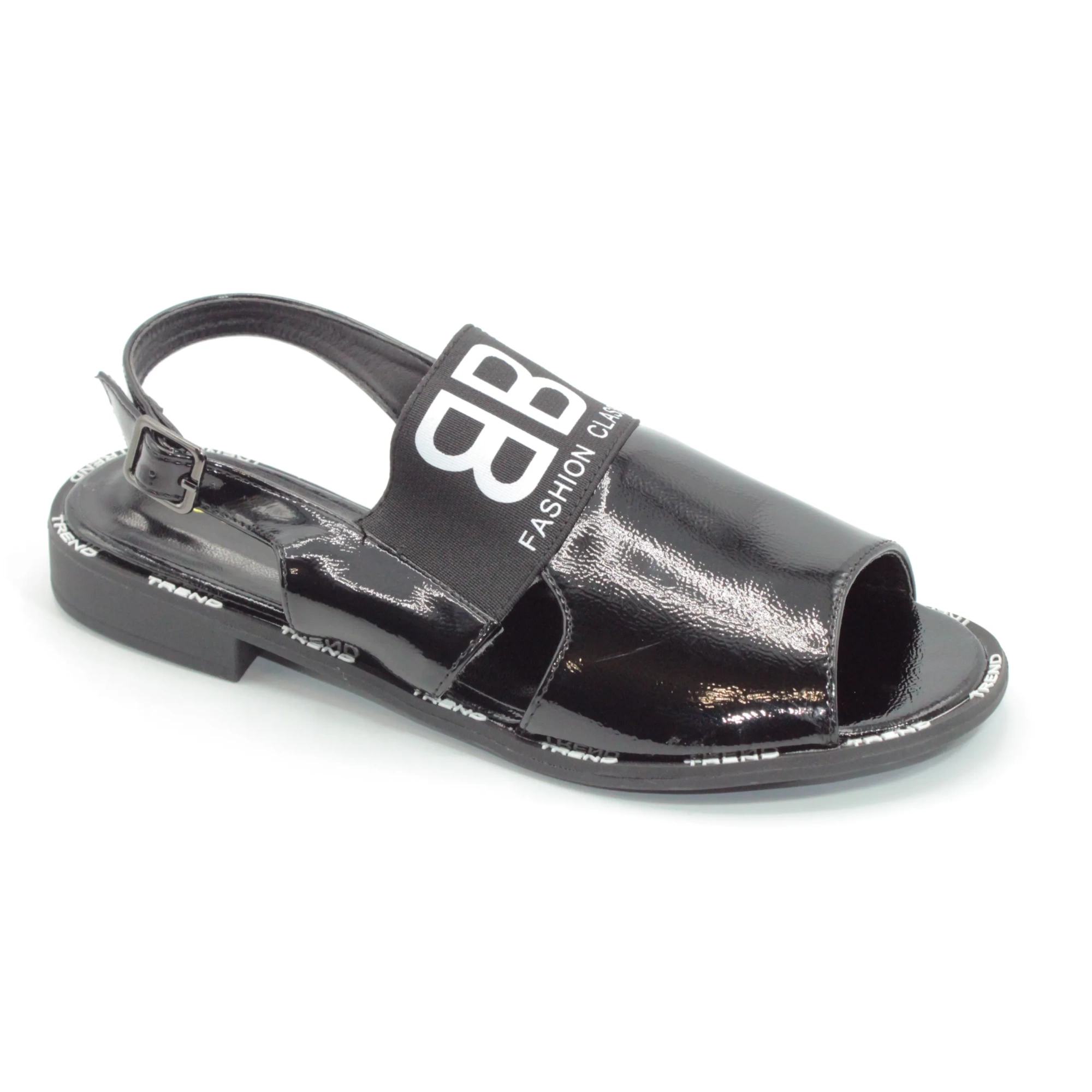 Женские босоножки черного цвета LORETTA BS02-1215