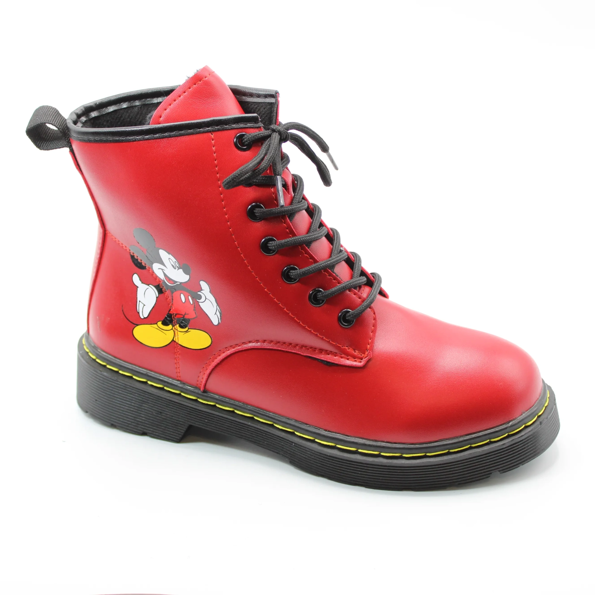 Детские зимние ботинки красного цвета SLV BS06-457