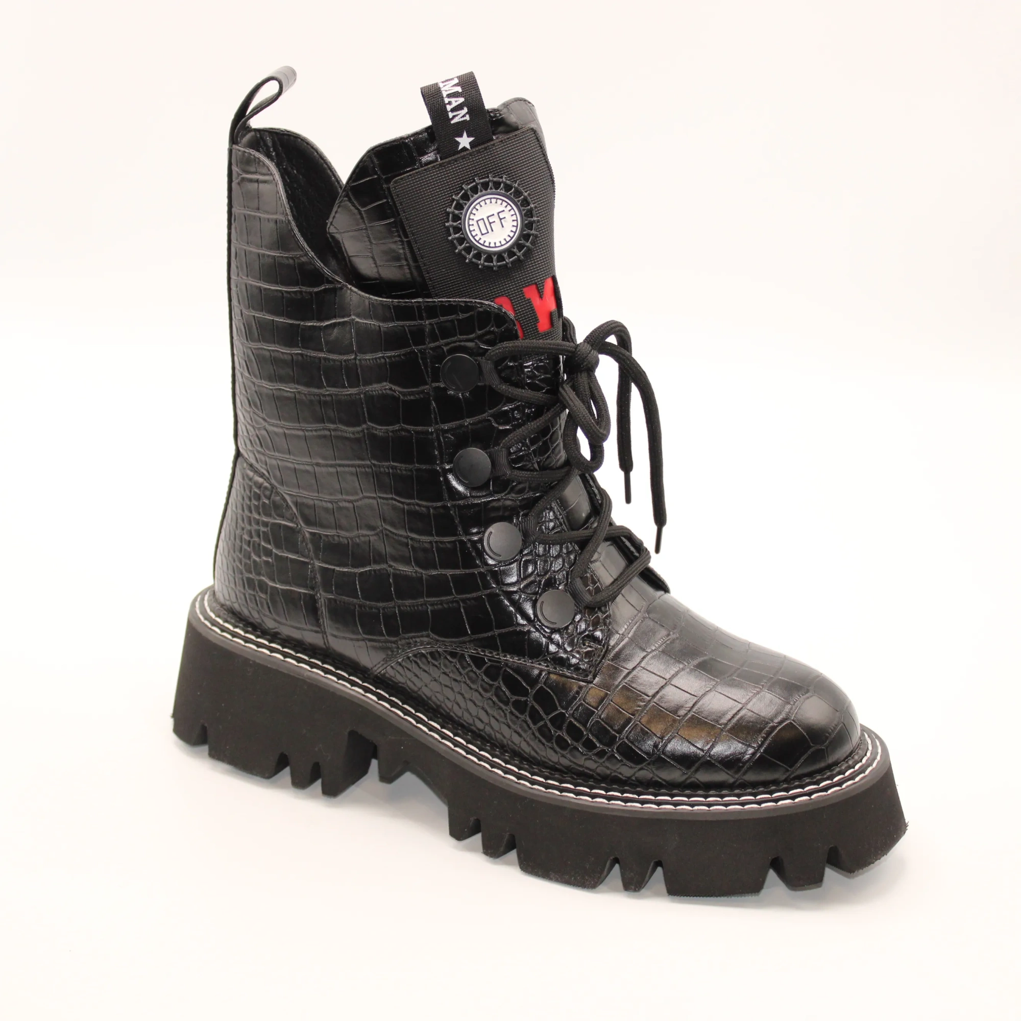 Женские ботинки черного цвета ADMLIS BS01-1149