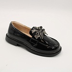 Детские туфли черного цвета LUРA KIDS BS06-1161