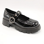 Женские туфли черного цвета DINO ALBAT BS02-1408