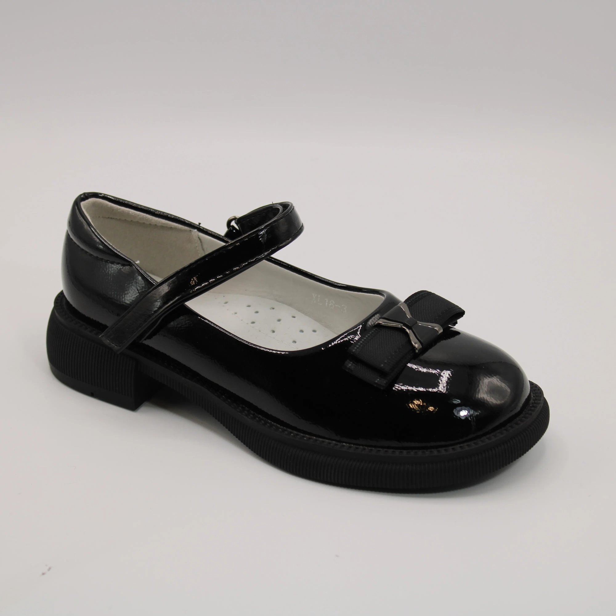 Детские туфли черного цвета ИРИНА BS03-3024