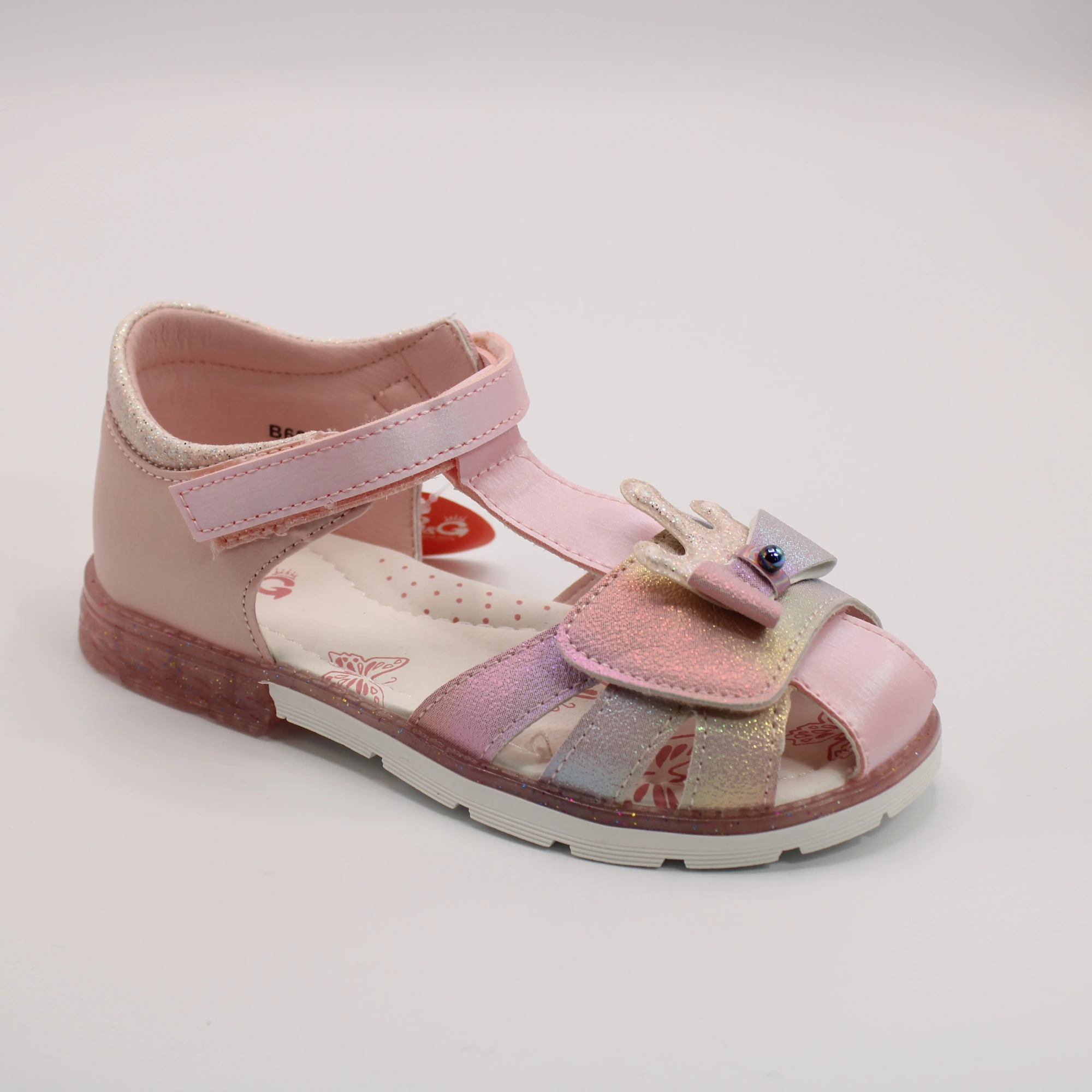 Детские босоножки розового цвета BOYS AND GIRLS BS03-2935