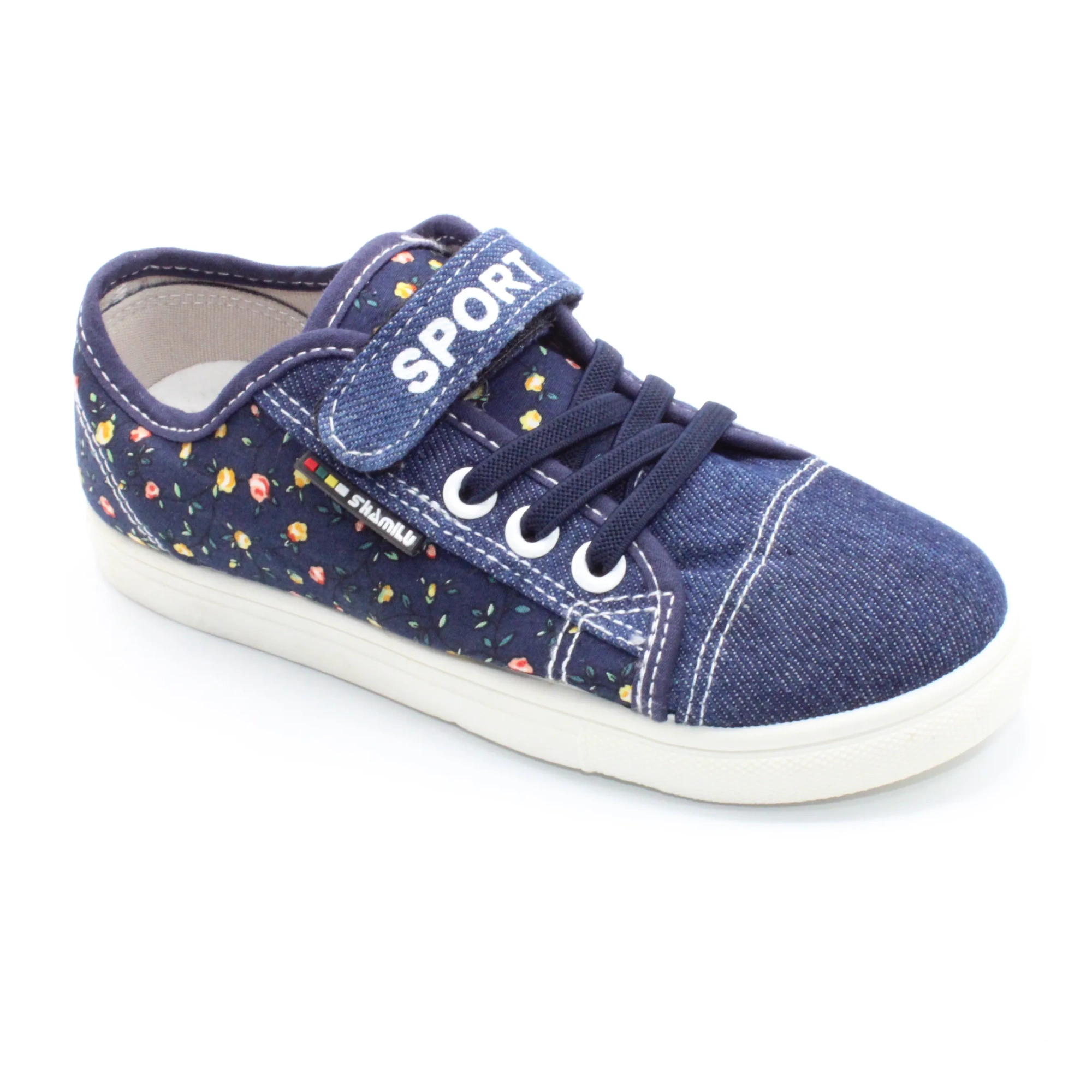 Детские весенние кеды синего цвета SHAMILU BS05-111