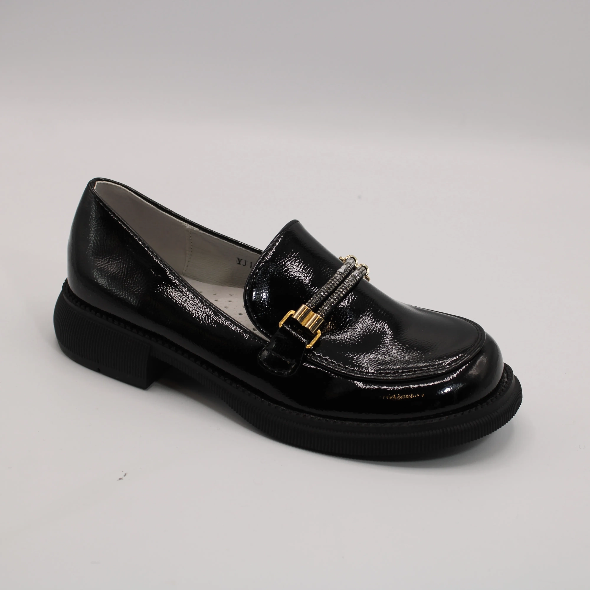 Детские туфли черного цвета BESSKY BS06-1212