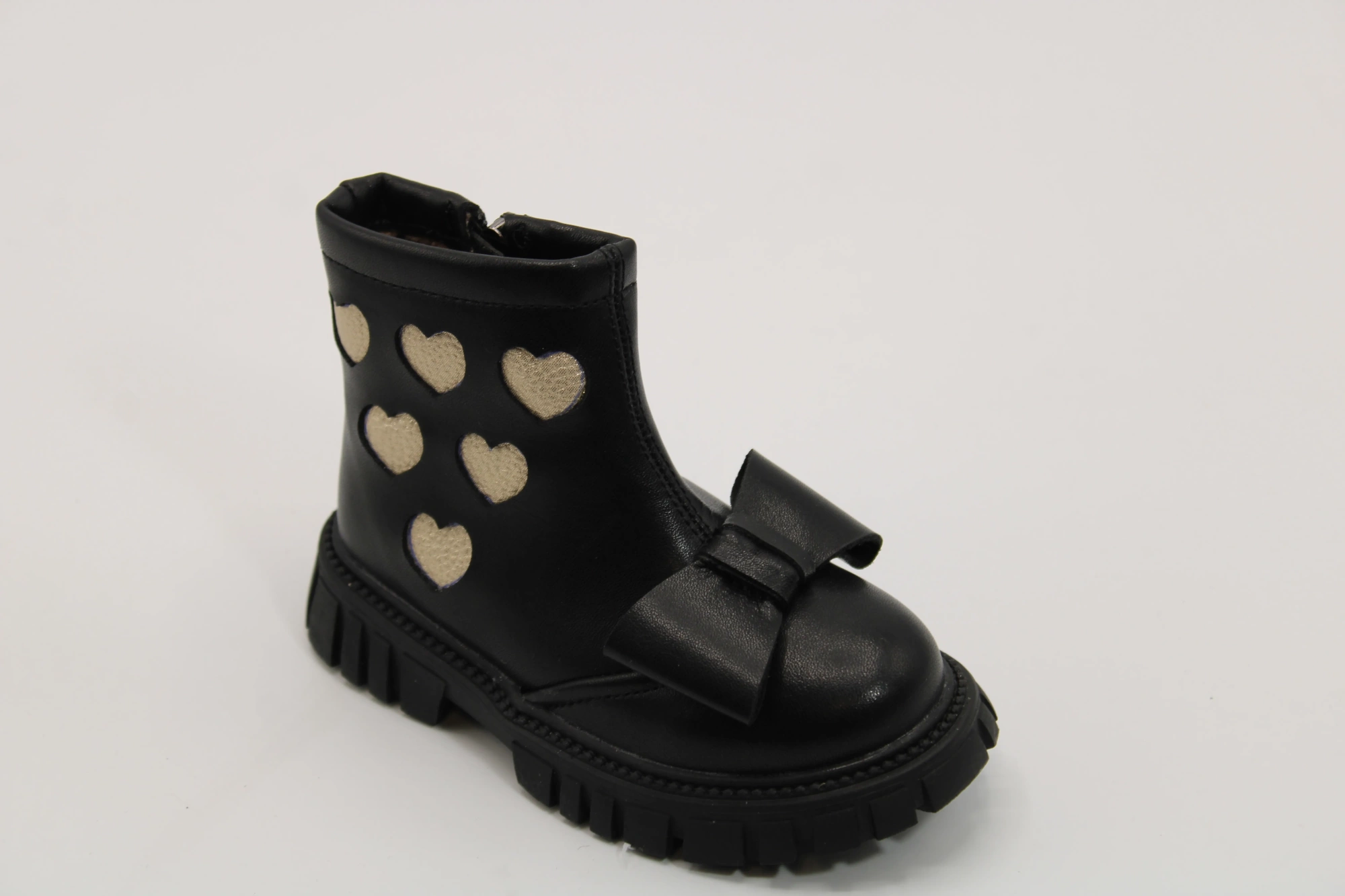 Детские ботинки черного цвета ALINA BS05-791