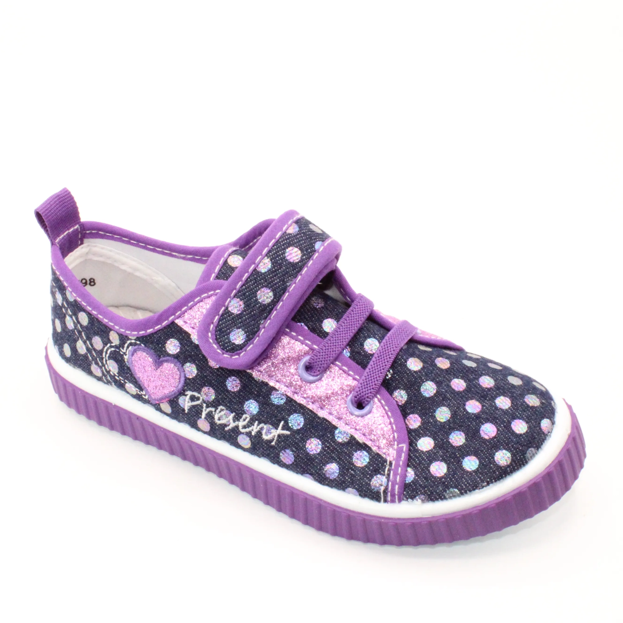 Детские летние кеды фиолетового цвета SLV BS03-2169