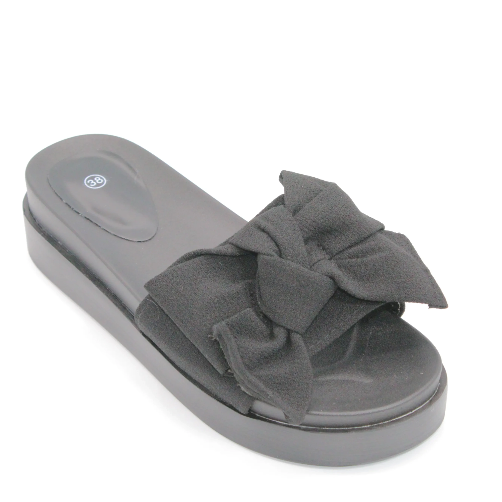 Женские шлепанцы черного цвета SANYIDIN BS02-1220