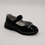 Детские туфли черного цвета МАРОШКА BS06-1163