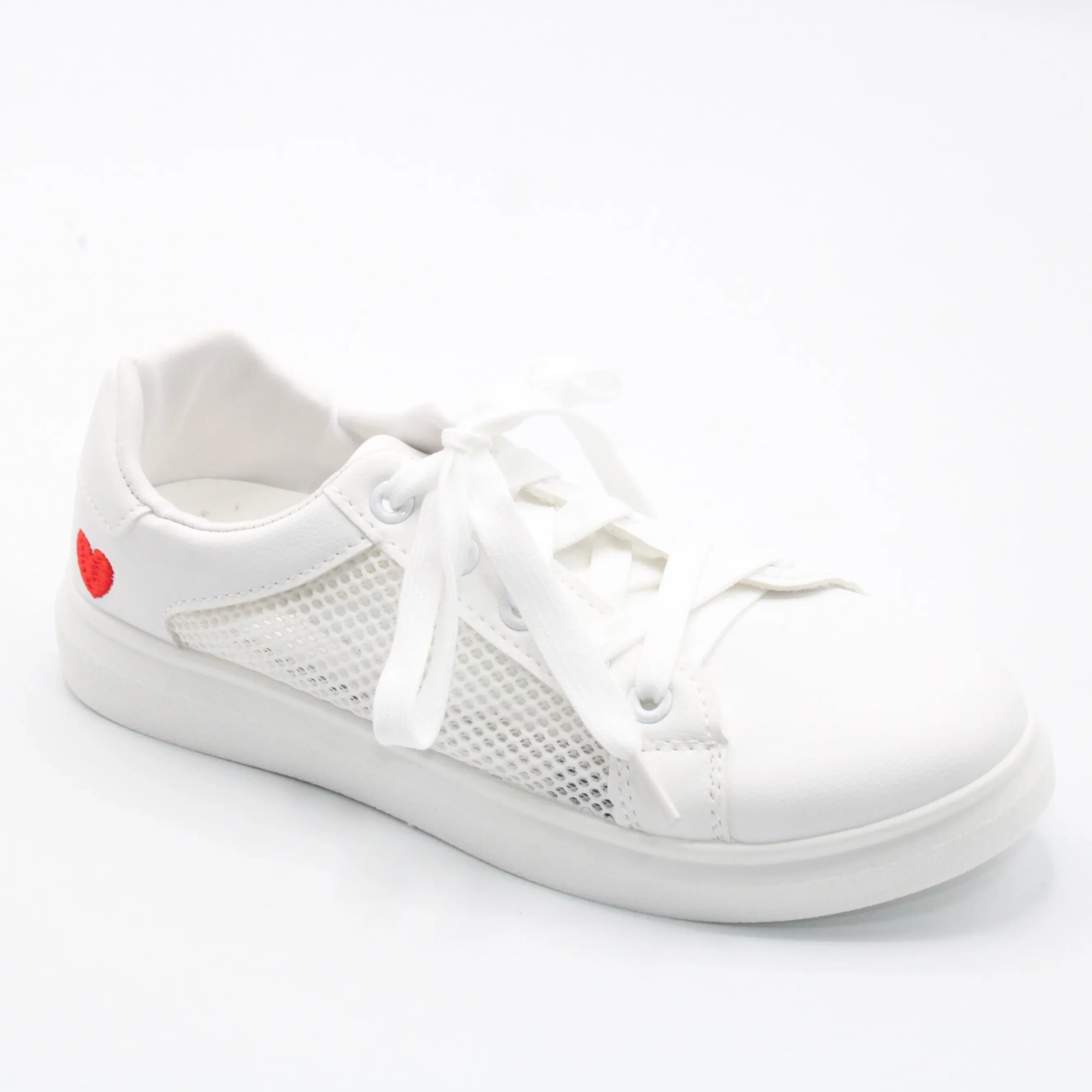 Женские летние кеды белого цвета SHAMILU BS01-1049