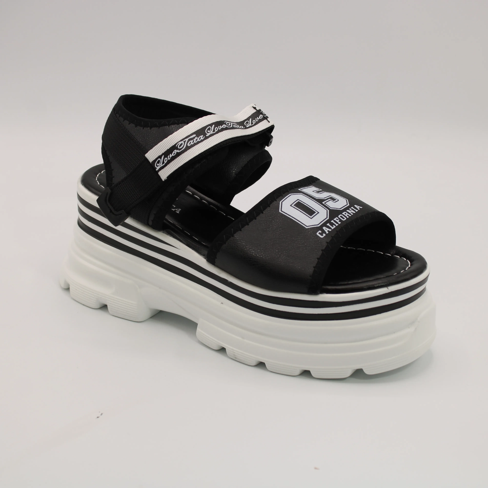 Женские босоножки черного цвета LORETTA BS01-1295