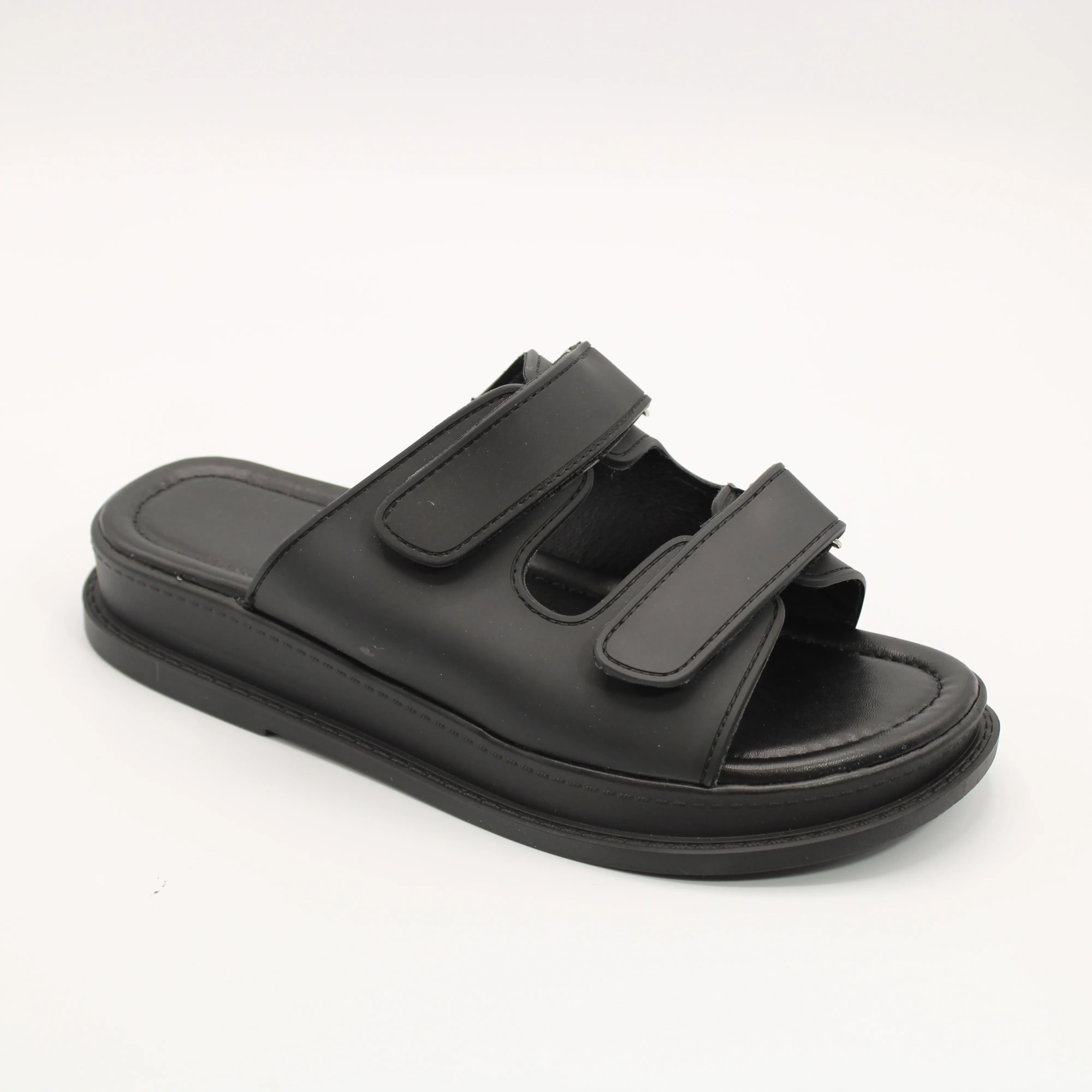 Женские шлепанцы черного цвета DINO ALBAT BS02-1452