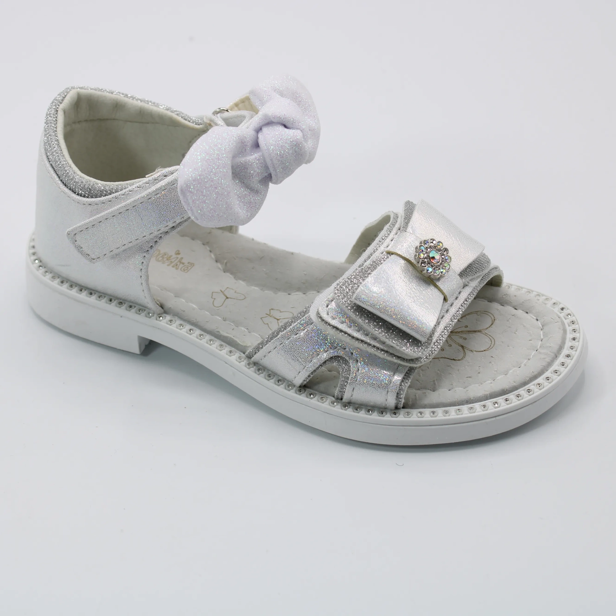 Детские летние босоножки белого цвета КАНАРЕЙКА BS06-230