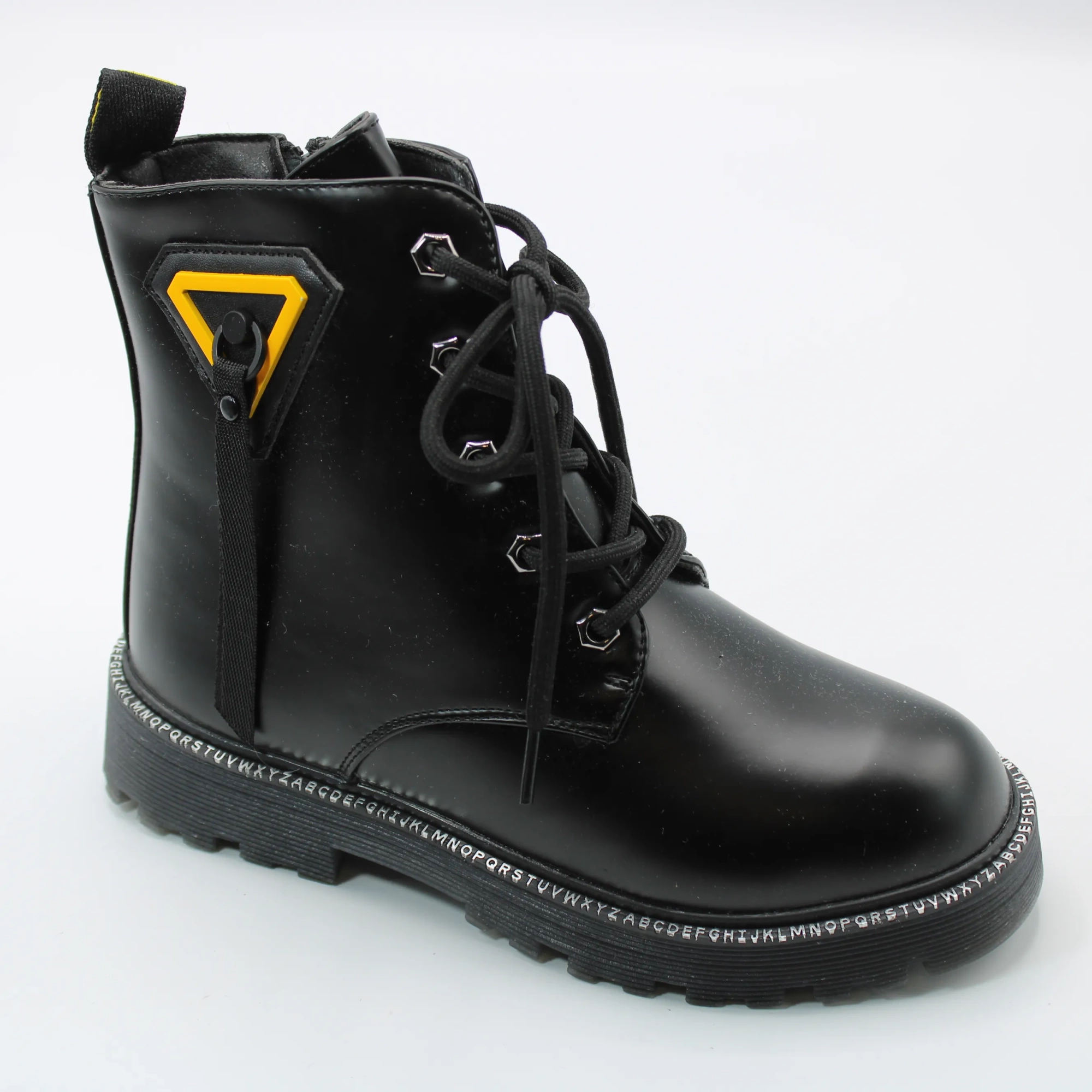 Детские зимние ботинки черного цвета ОТЛИЧНИК BS06-442