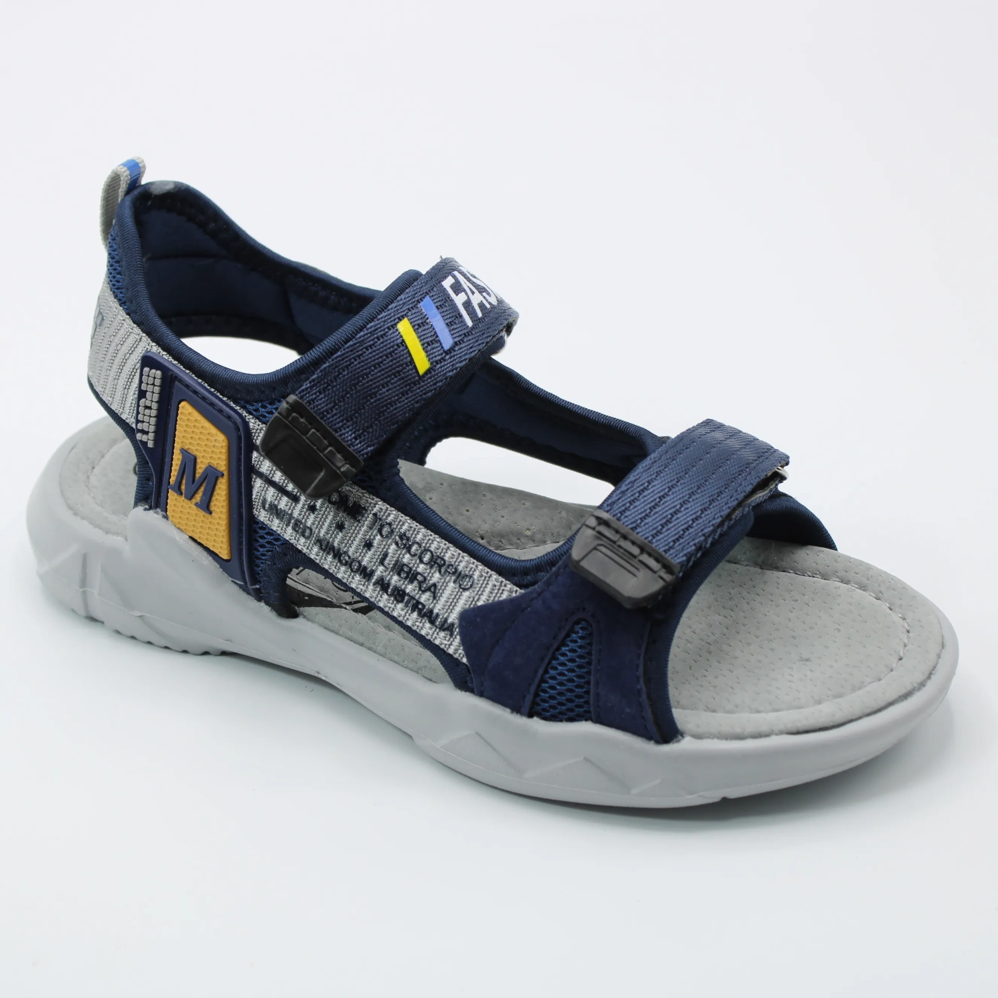 Детские летние босоножки синего цвета М+Д BS06-221