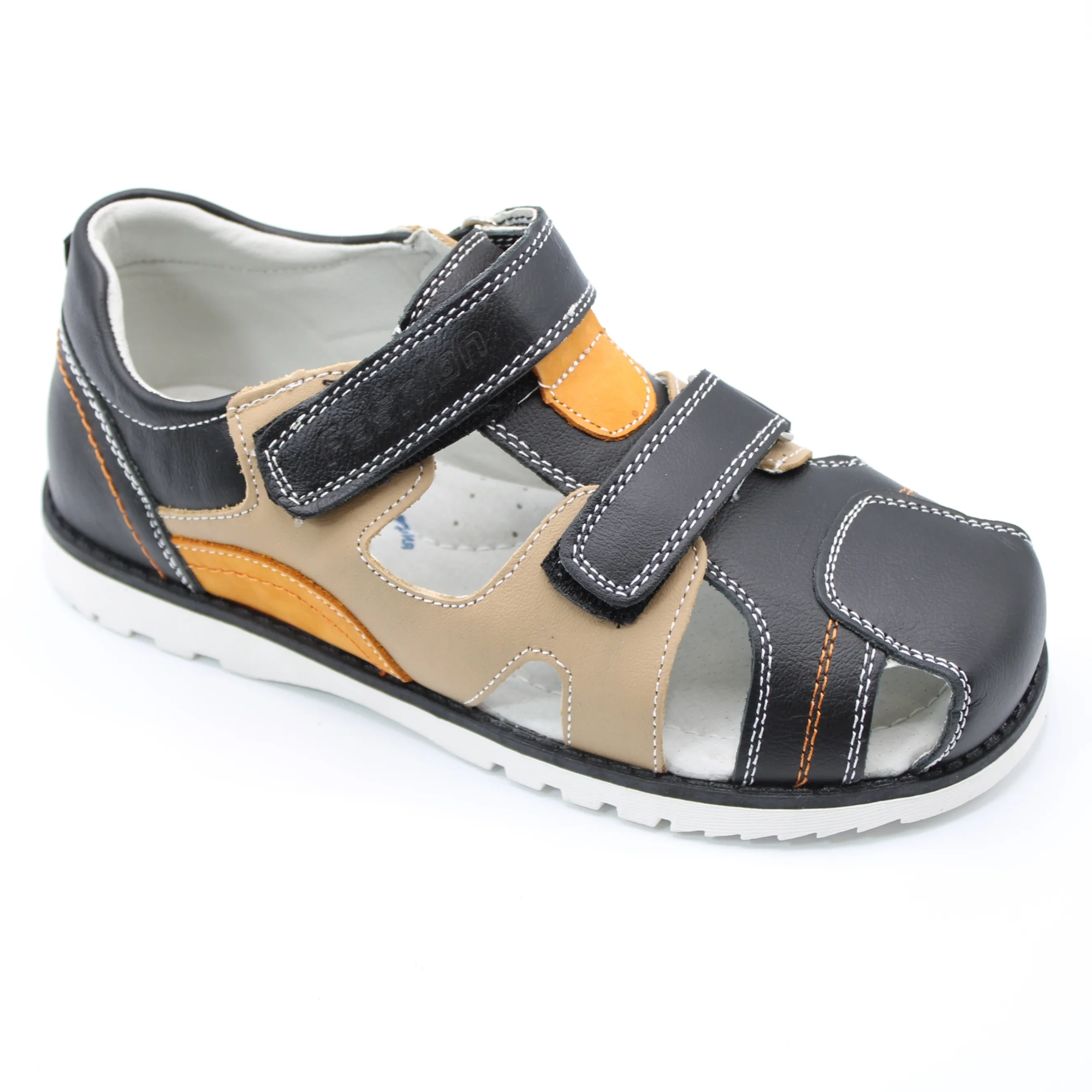 Детские летние босоножки черного цвета Д.ИРИНА&М.ИМПЕРИЯ BS03-2233