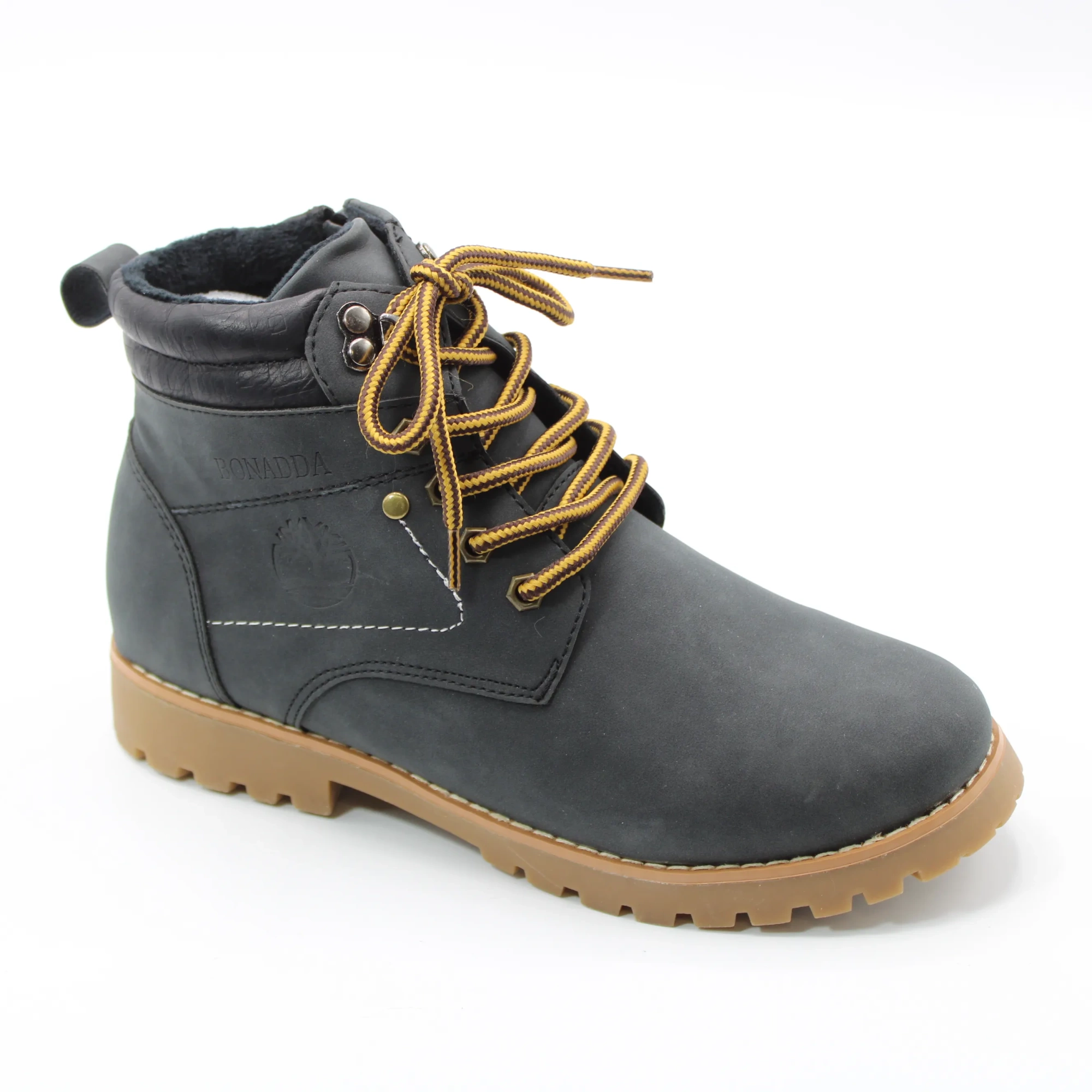 Детские зимние ботинки серого цвета BONADDA BS03-2415