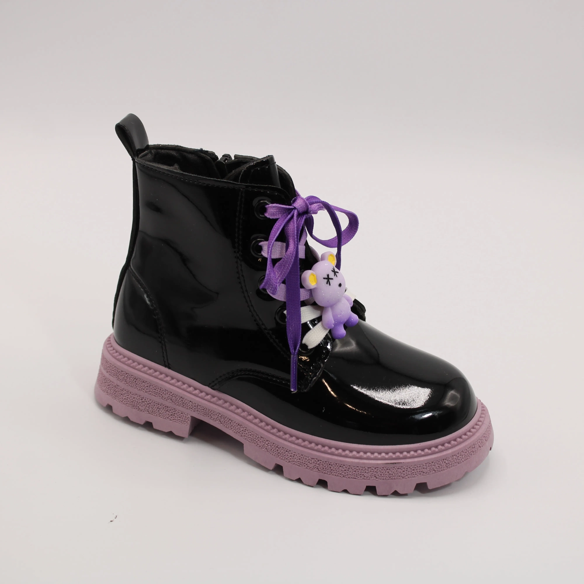 Детские ботинки черного цвета М+Д BS05-879