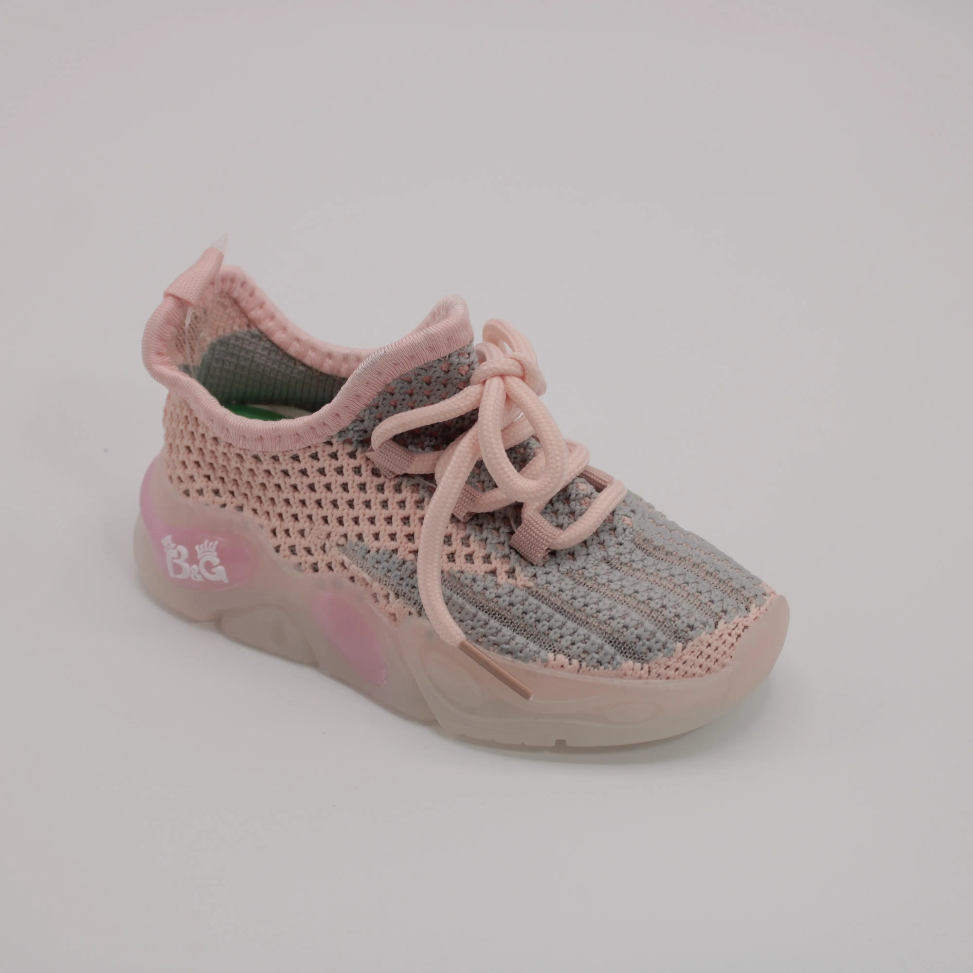 Детские слипоны розового цвета BOYS AND GIRLS BS06-1051