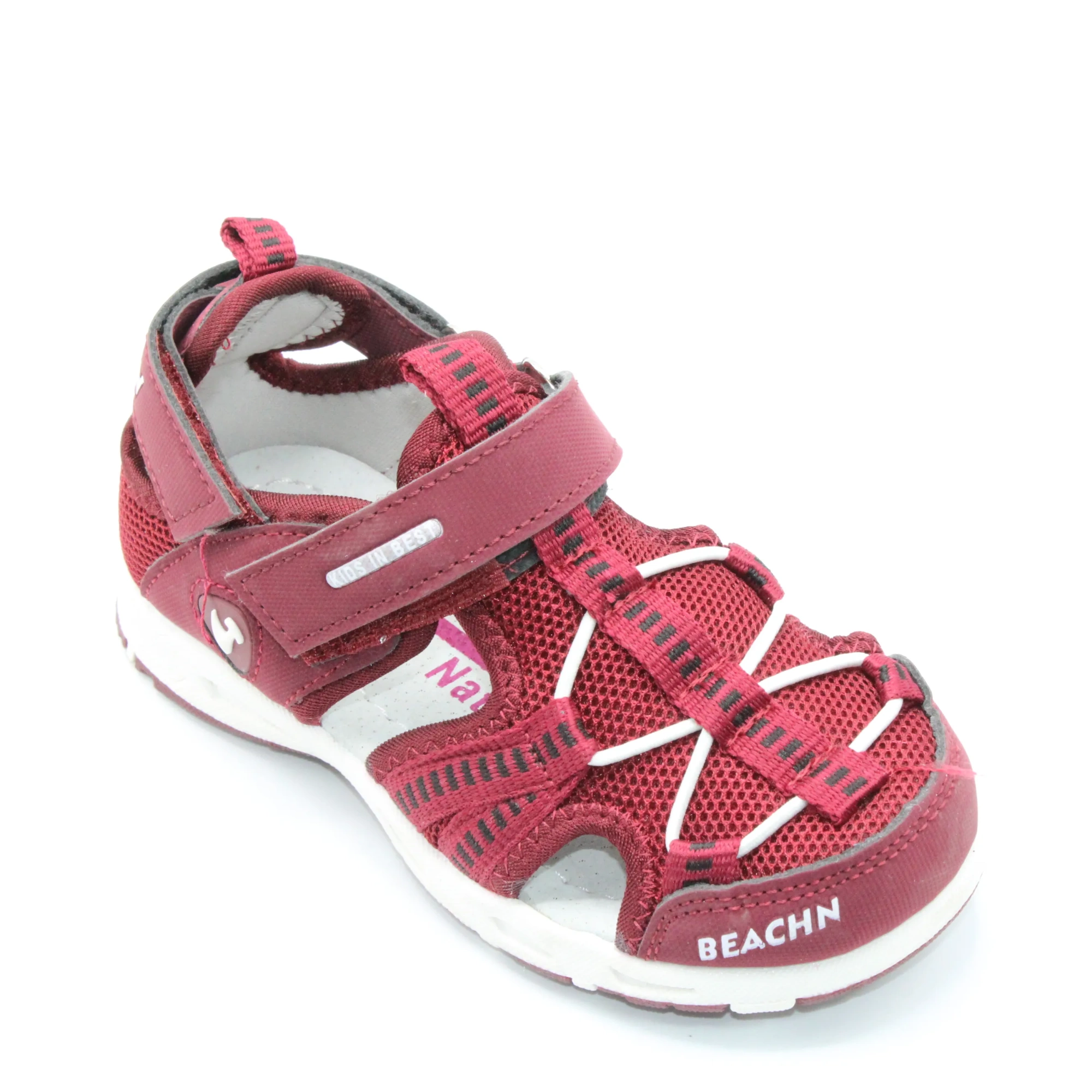 Детские летние босоножки бордового цвета JONG.GOLF BS03-2647