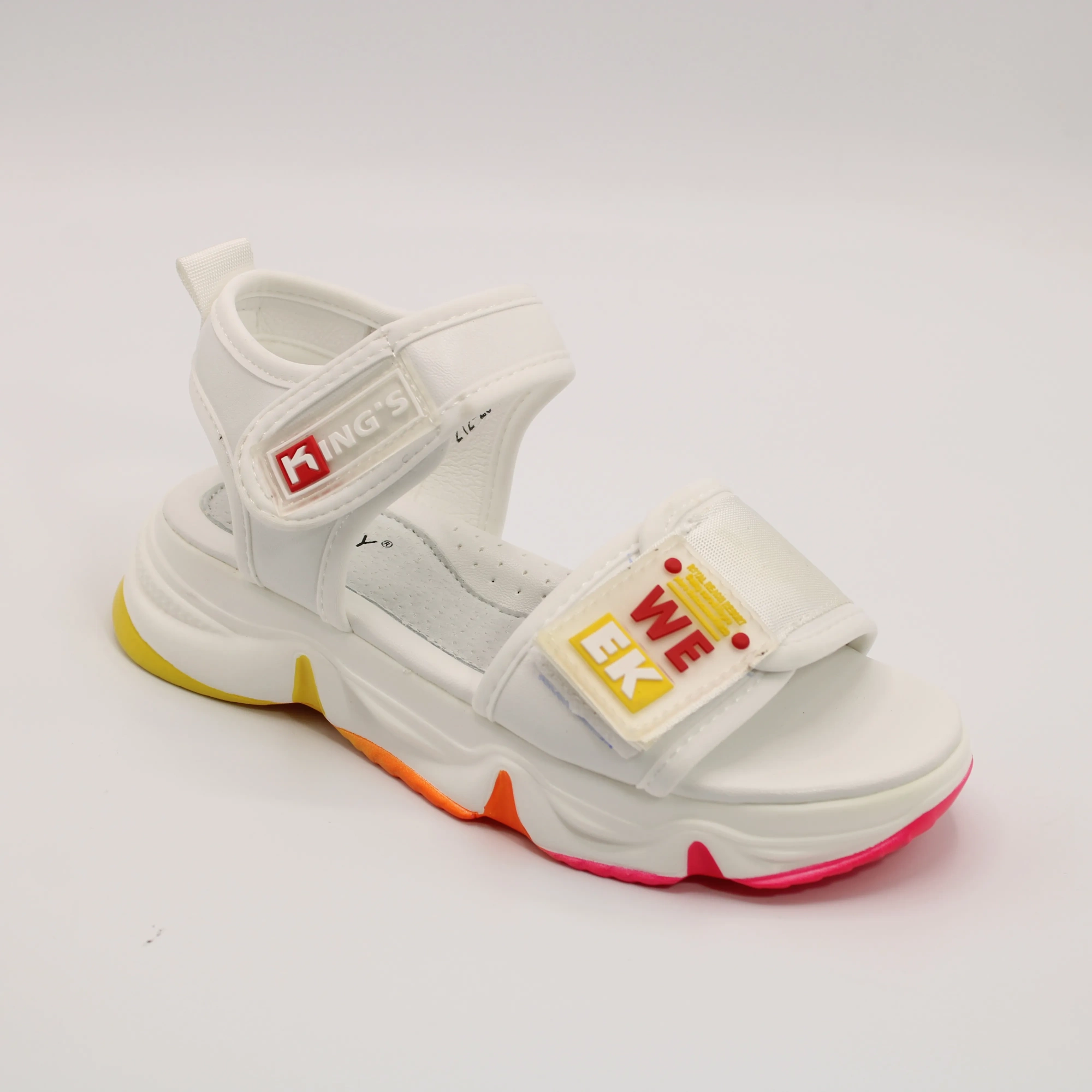 Детские босоножки белого цвета белого цвета CAMIDY BS03-2975