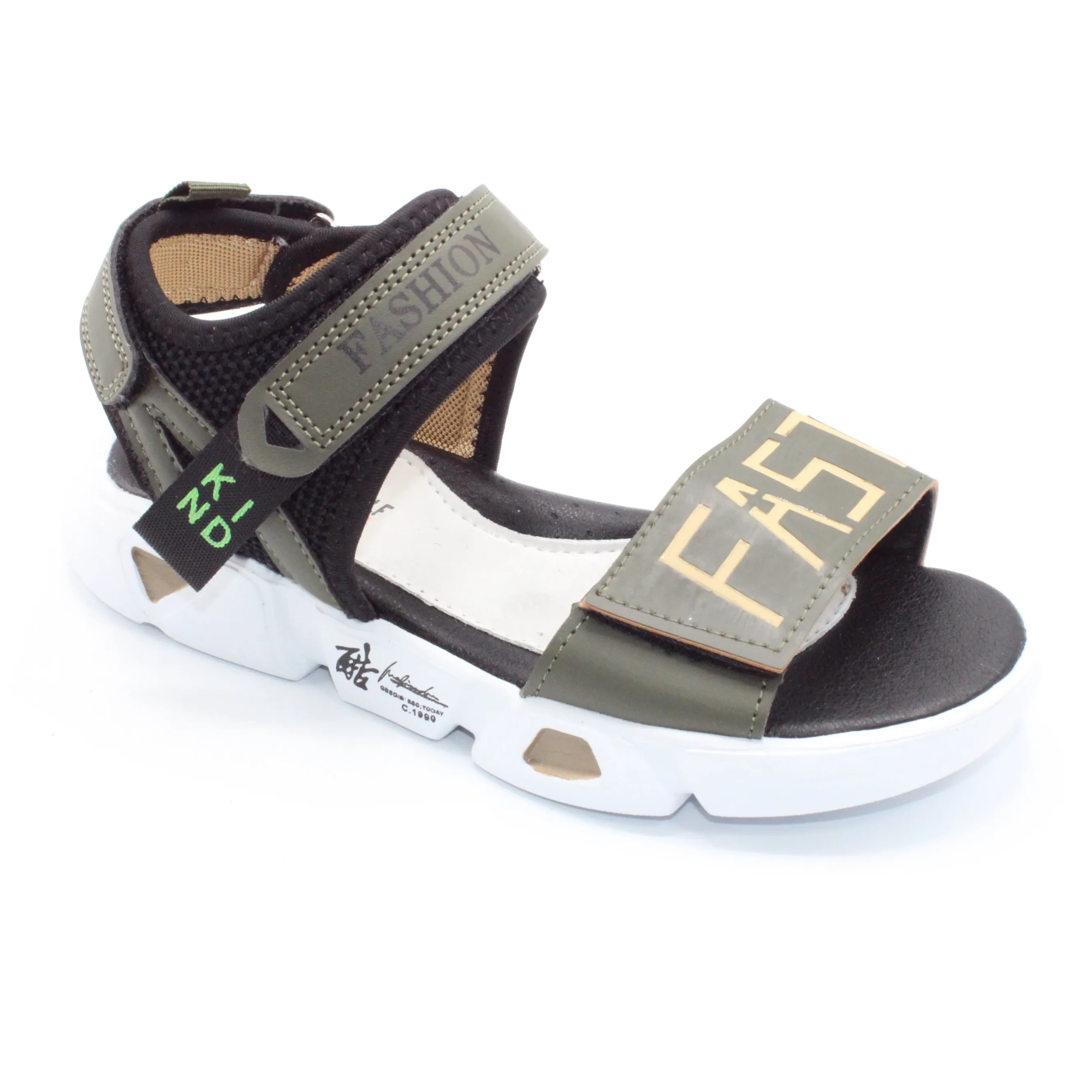 Детские летние босоножки зеленого цвета JONG.GOLF BS06-718